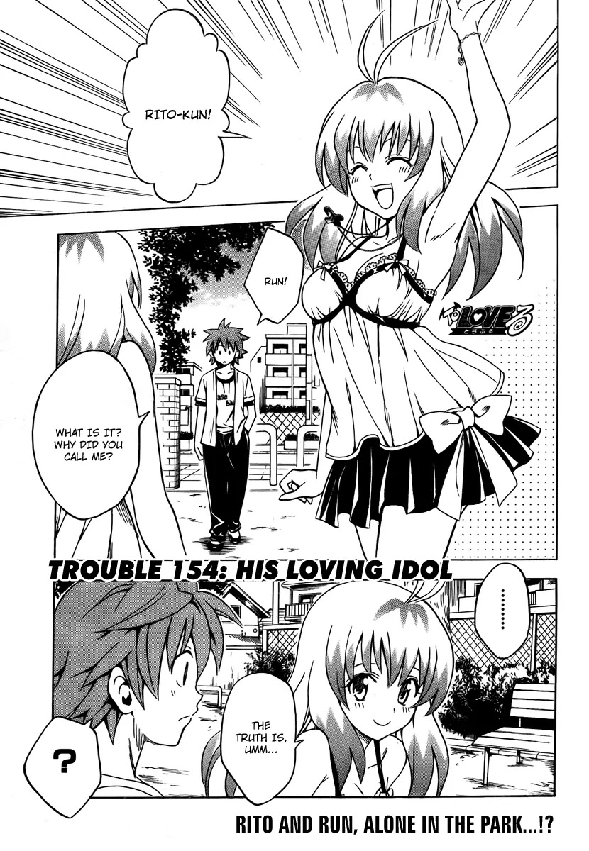 To-LOVE-Ru Chapter 154 page 1 - Chapter 154: His Loving Idol