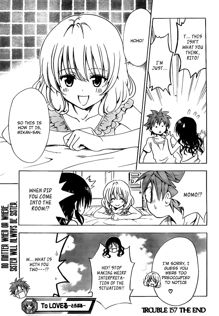 To-LOVE-Ru Chapter 157 page 19 - Chapter 157: All Quiet On The "Sister" Front
