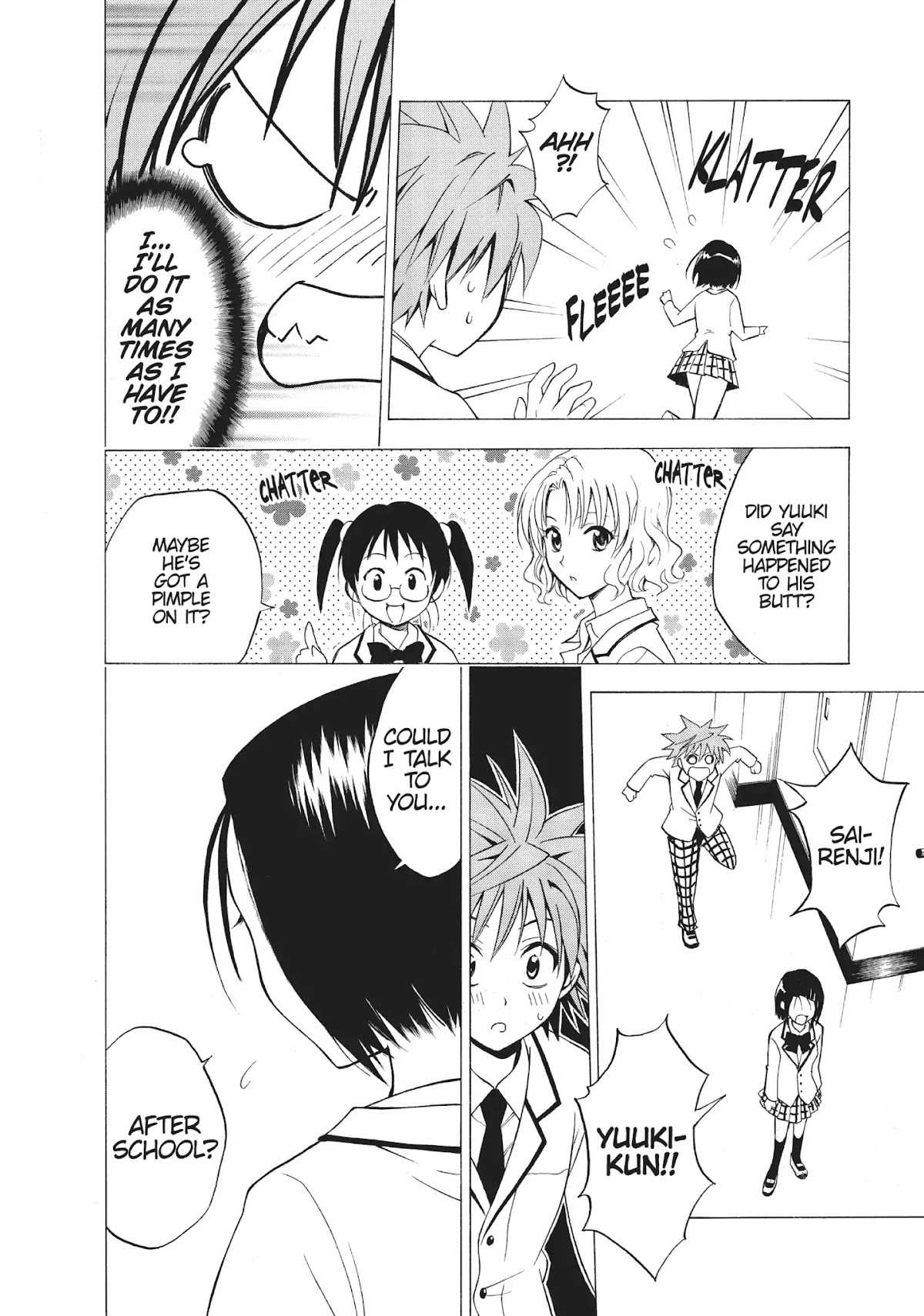 To-LOVE-Ru Chapter 27 page 10 - Chapter 27: Rito's Long Day