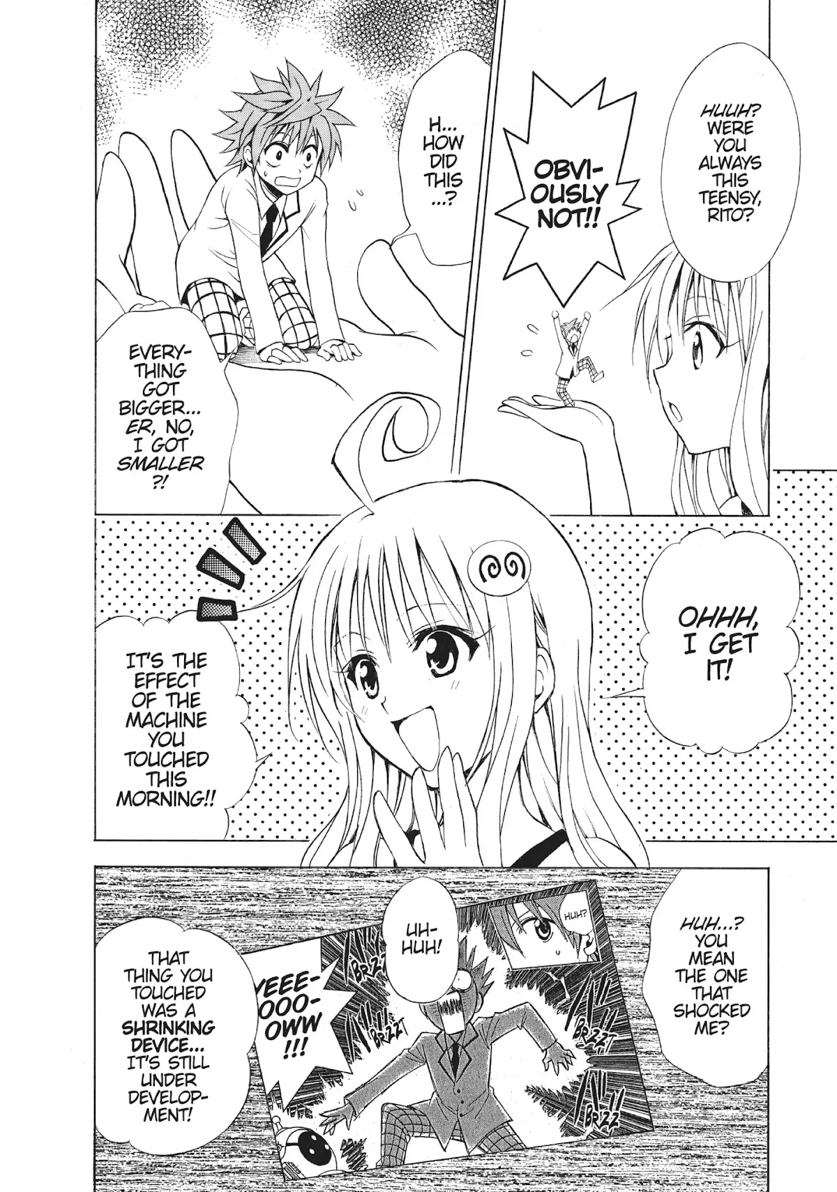 To-LOVE-Ru Chapter 28 page 14 - Chapter 28: Invention of Fear