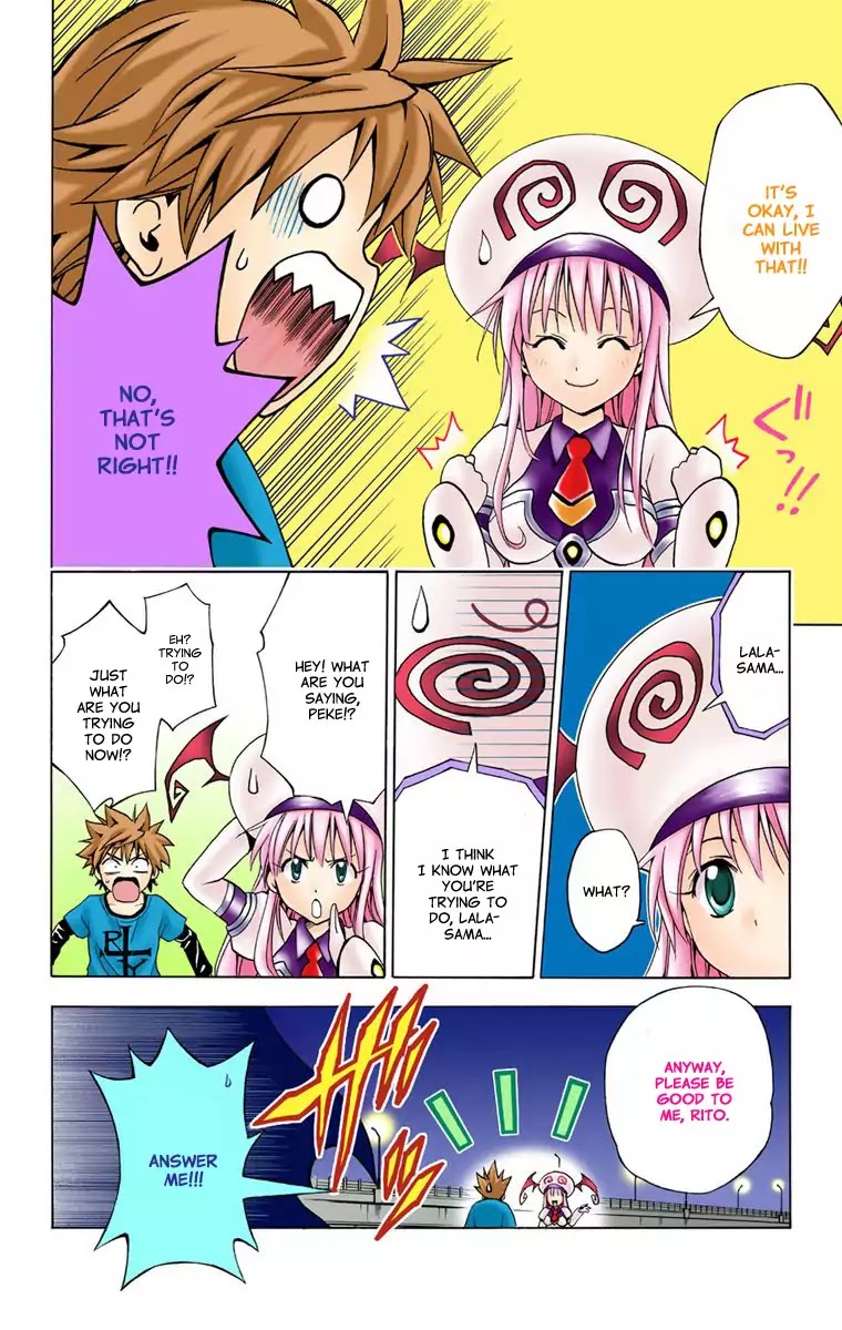 To-LOVE-Ru Chapter 3 page 4 - Chapter 3: A Messenger from the Galaxy