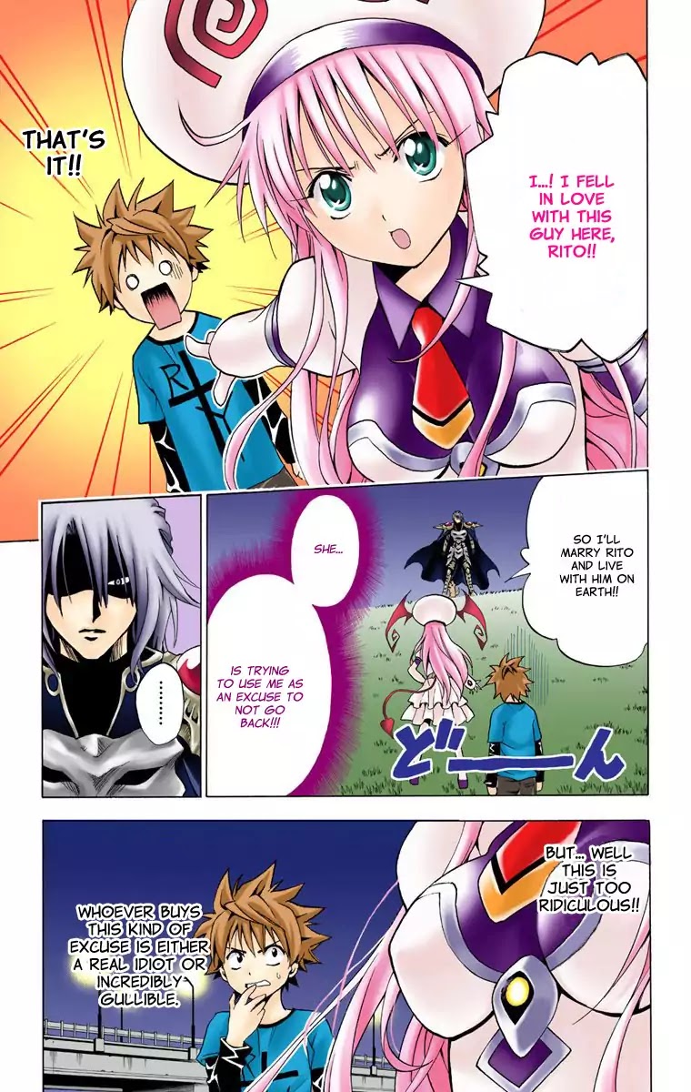 To-LOVE-Ru Chapter 3 page 7 - Chapter 3: A Messenger from the Galaxy