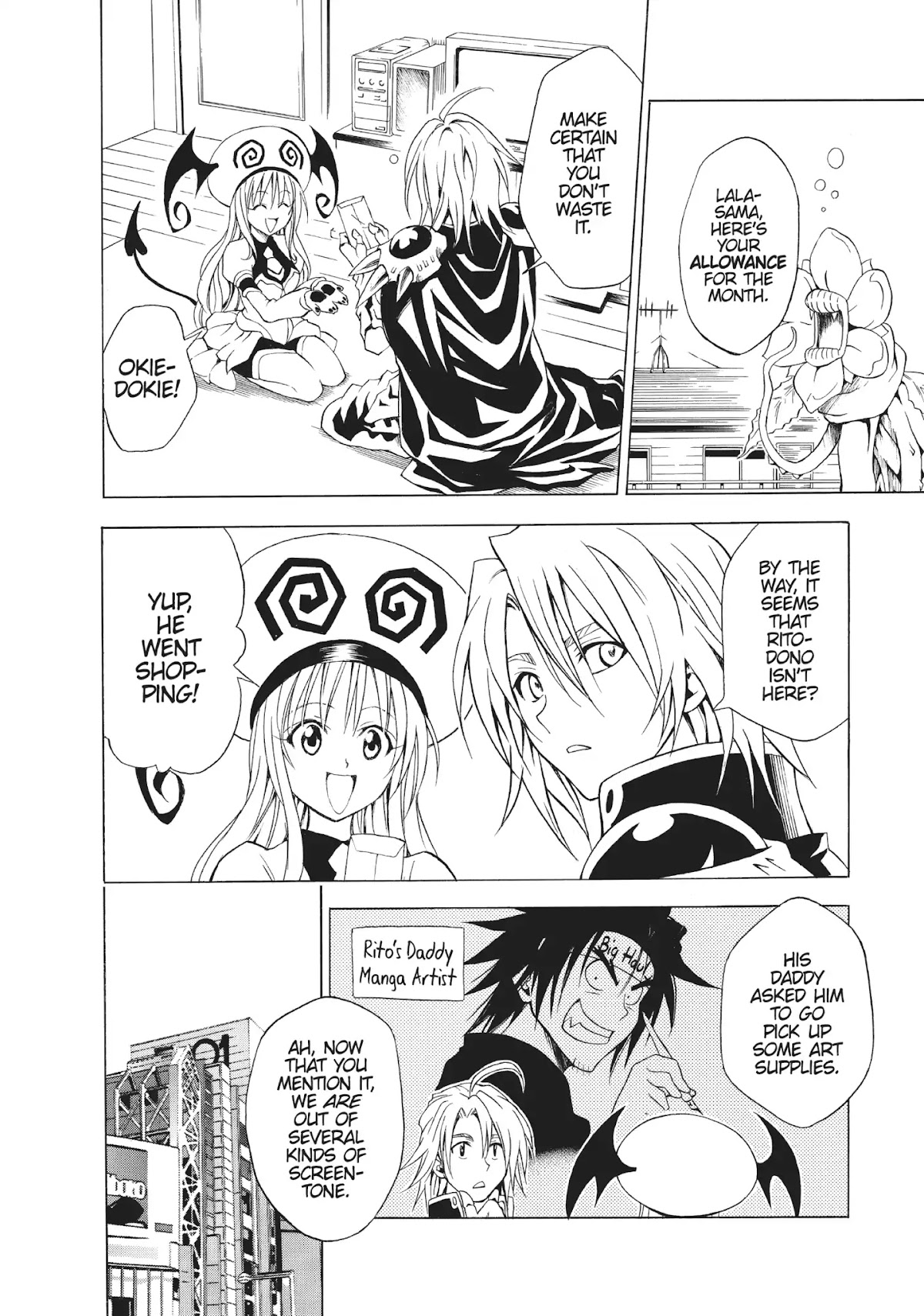 To-LOVE-Ru Chapter 35 page 8 - Chapter 35: Golden Darkness