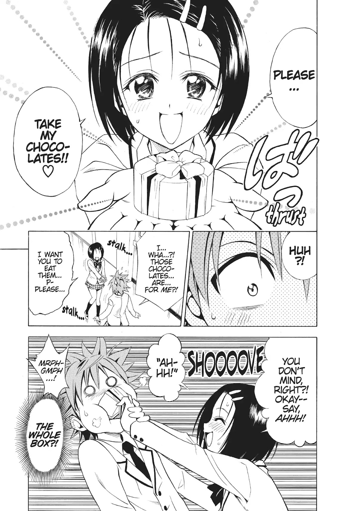 To-LOVE-Ru Chapter 41 page 13 - Chapter 41: Chocolate and Panic