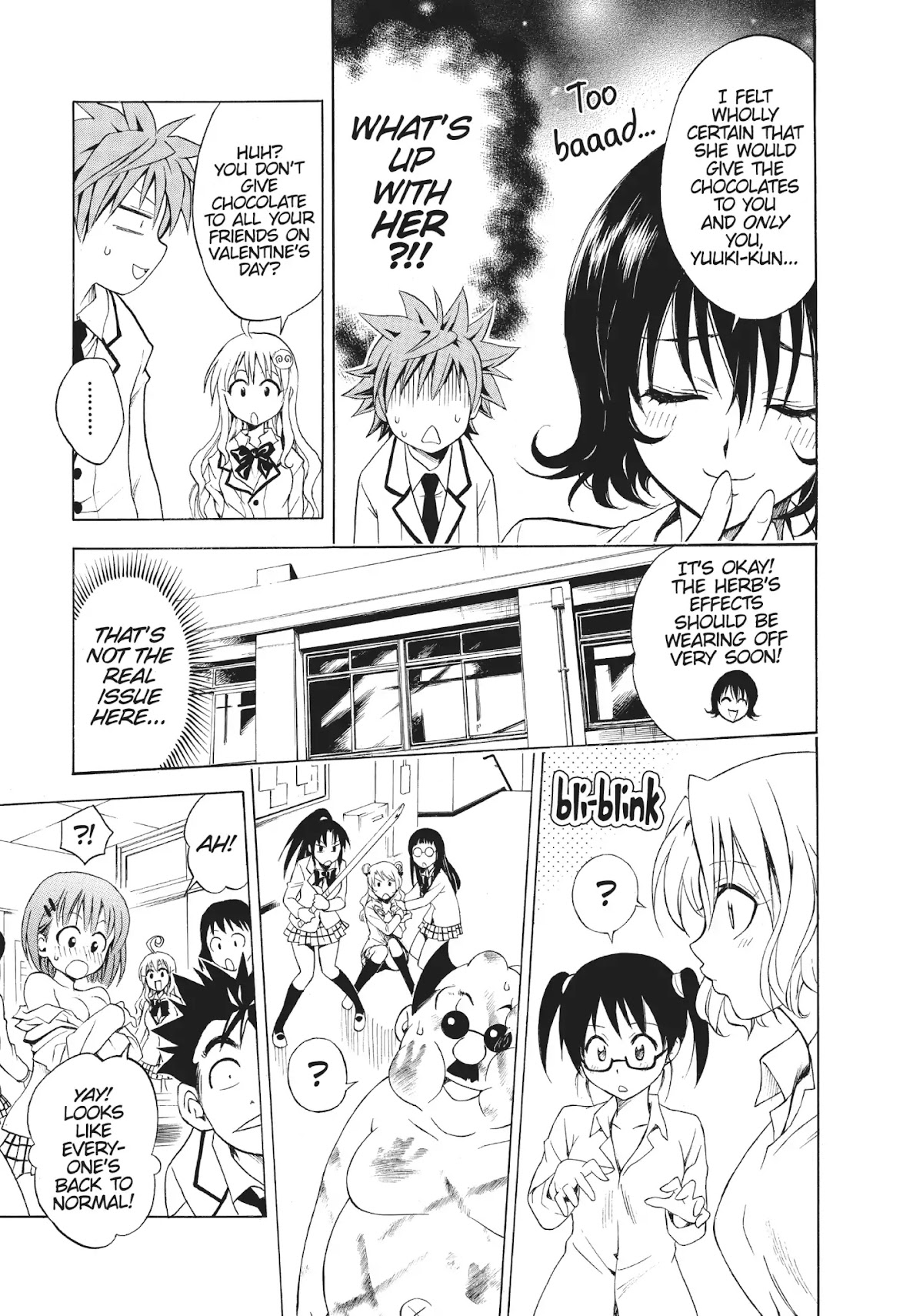To-LOVE-Ru Chapter 41 page 17 - Chapter 41: Chocolate and Panic