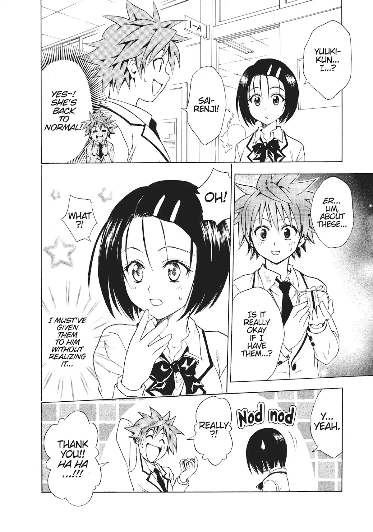 To-LOVE-Ru Chapter 41 page 18 - Chapter 41: Chocolate and Panic