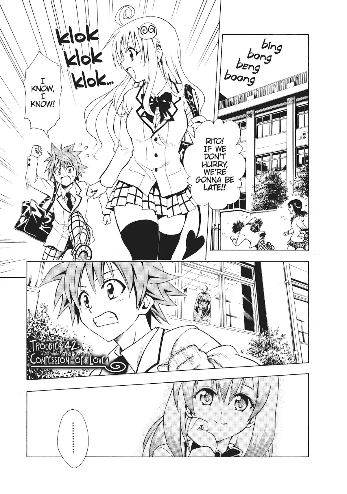 To-LOVE-Ru Chapter 42 page 1 - Chapter 42: Confession of Love