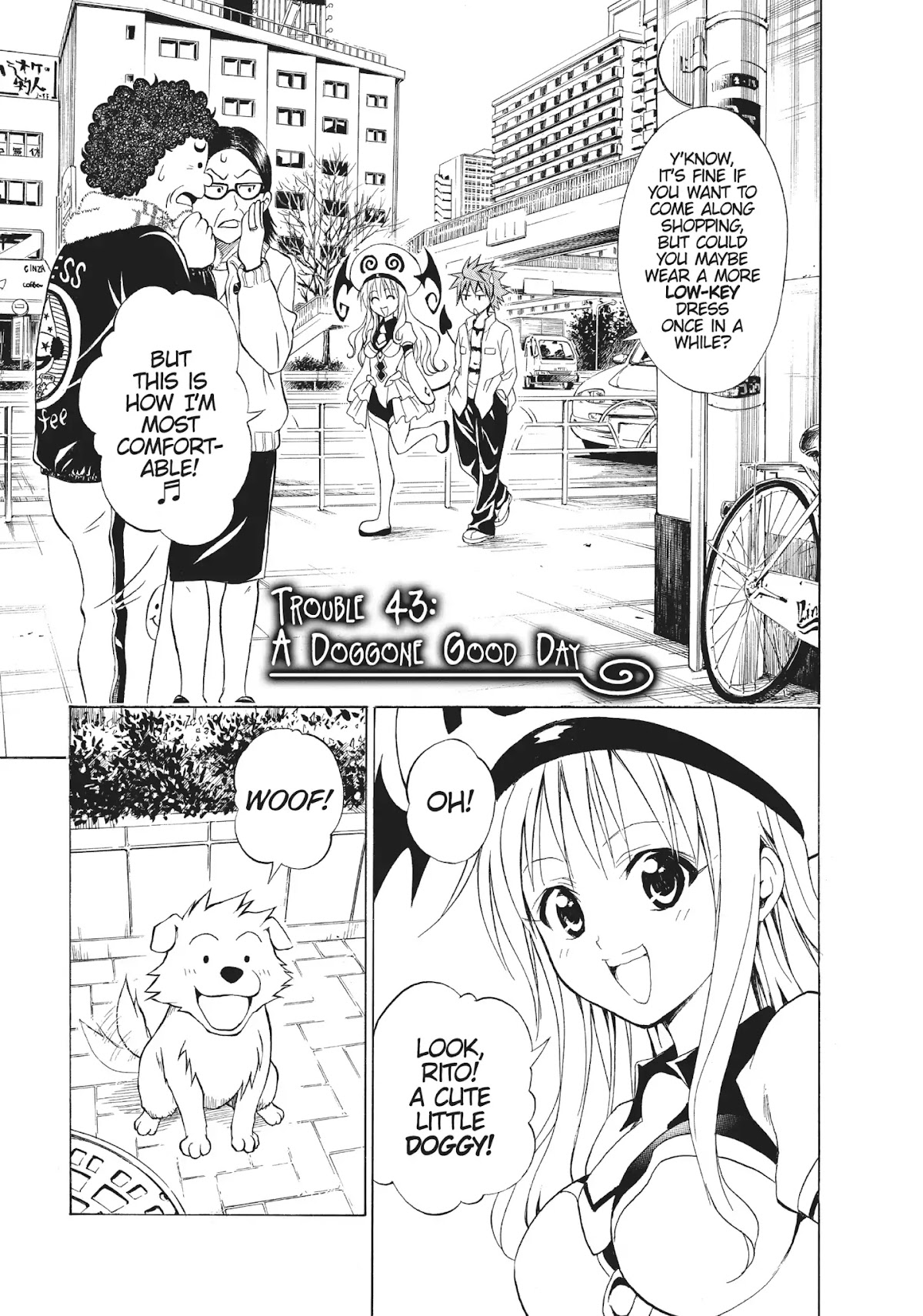 To-LOVE-Ru Chapter 43 page 1 - Chapter 43: A Doggone Good Day