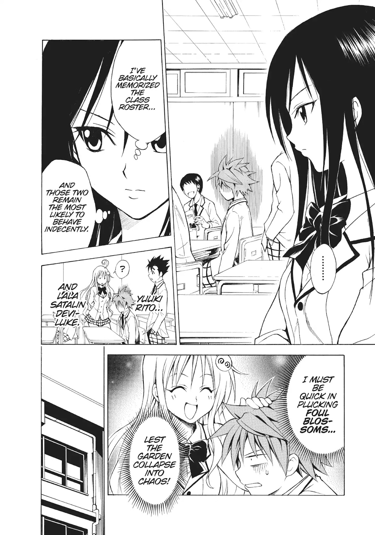 To-LOVE-Ru Chapter 50 page 4 - Chapter 50: The Worst Class in History