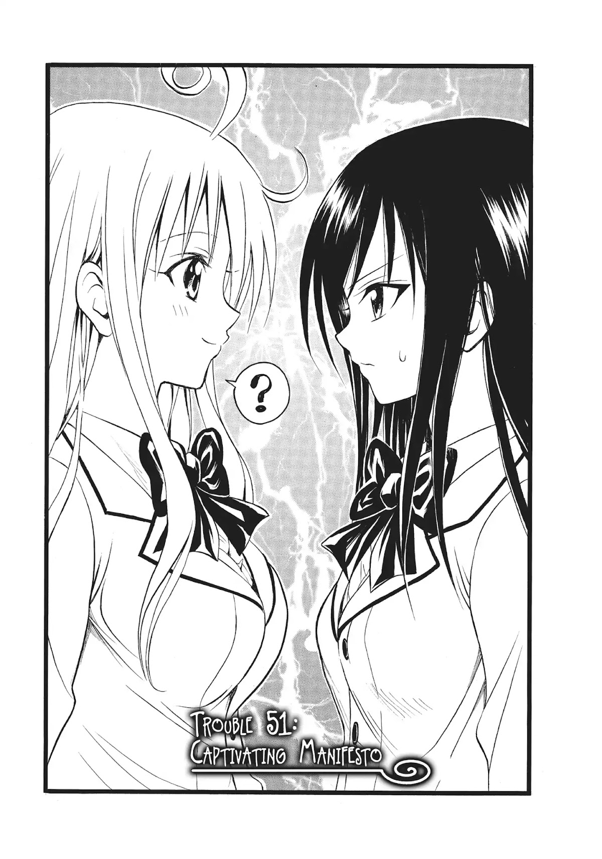 To-LOVE-Ru Chapter 51 page 1 - Chapter 51: Captivating Manifesto