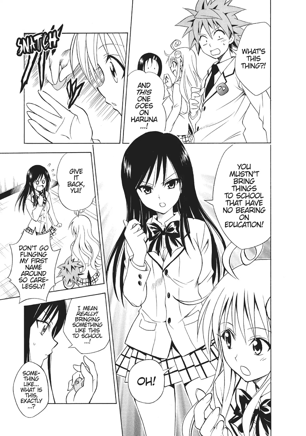 To-LOVE-Ru Chapter 51 page 9 - Chapter 51: Captivating Manifesto