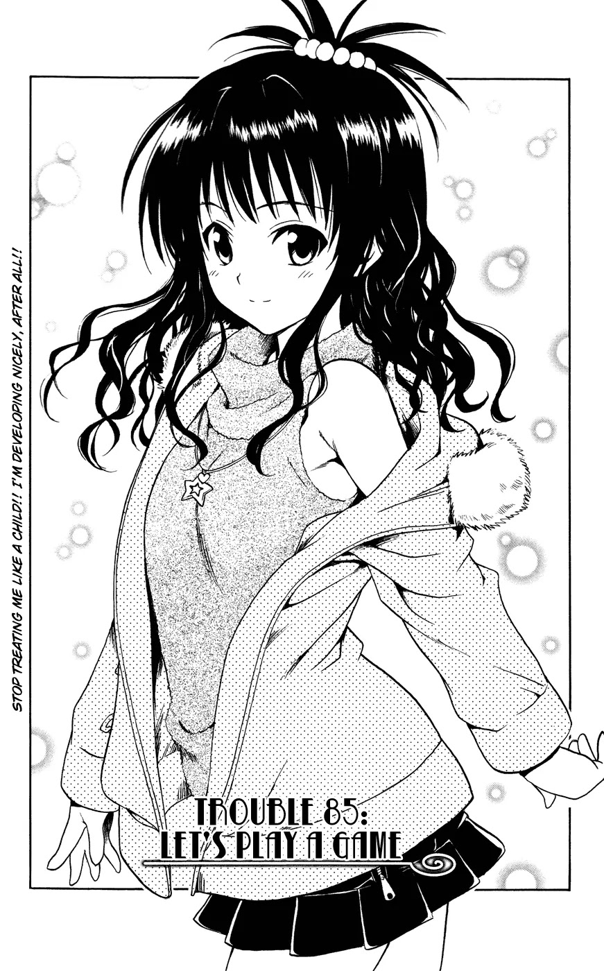To-LOVE-Ru Chapter 85 page 4 - Chapter 85: Let's Play