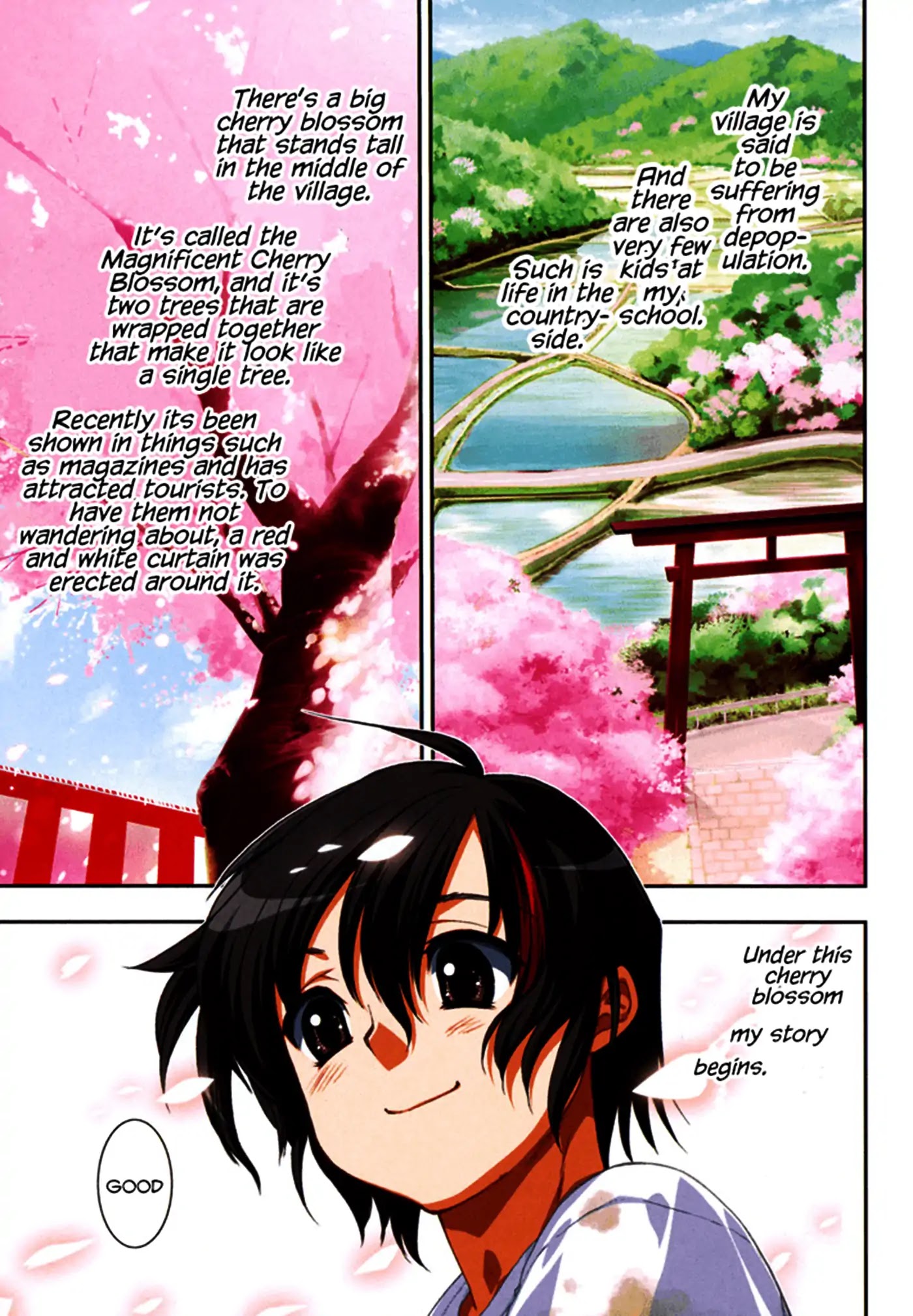 To Make This World a Flower Chapter 1 page 5 - Chapter 1: Under the Magnificent Cherry Blossom