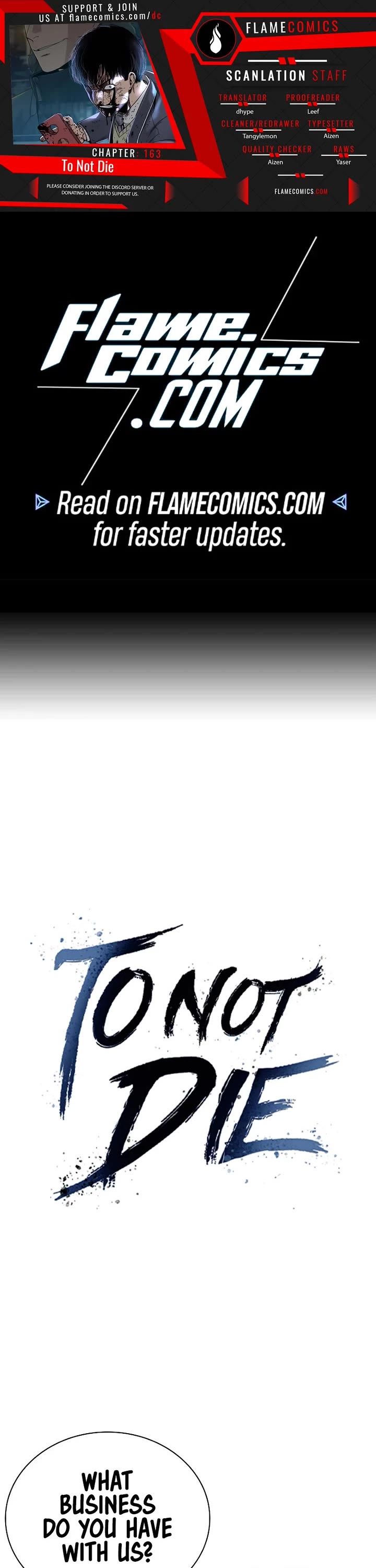 To Not Die Chapter 163 page 1 - Chapter 163