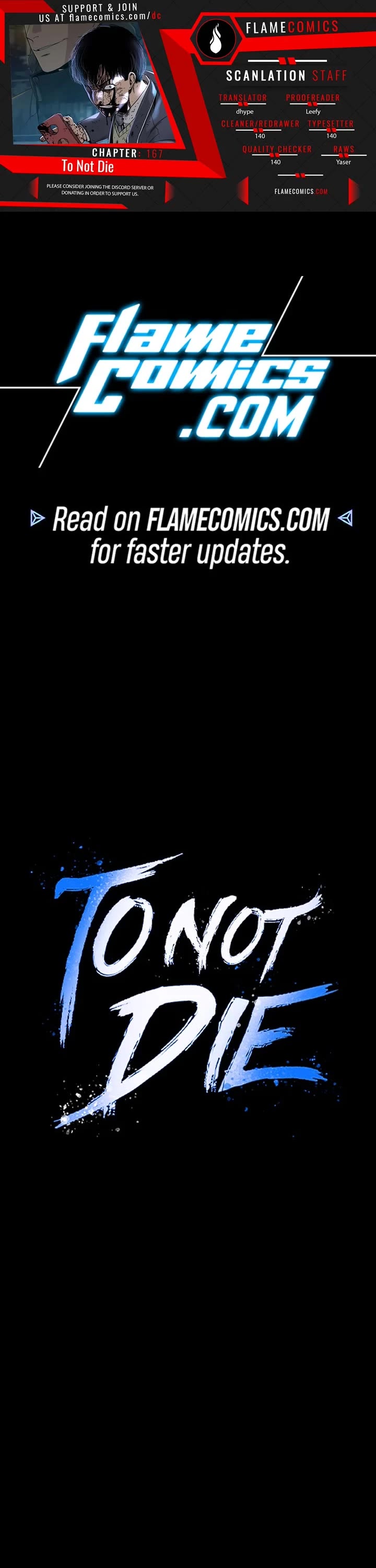 To Not Die Chapter 167 page 1 - Chapter 167