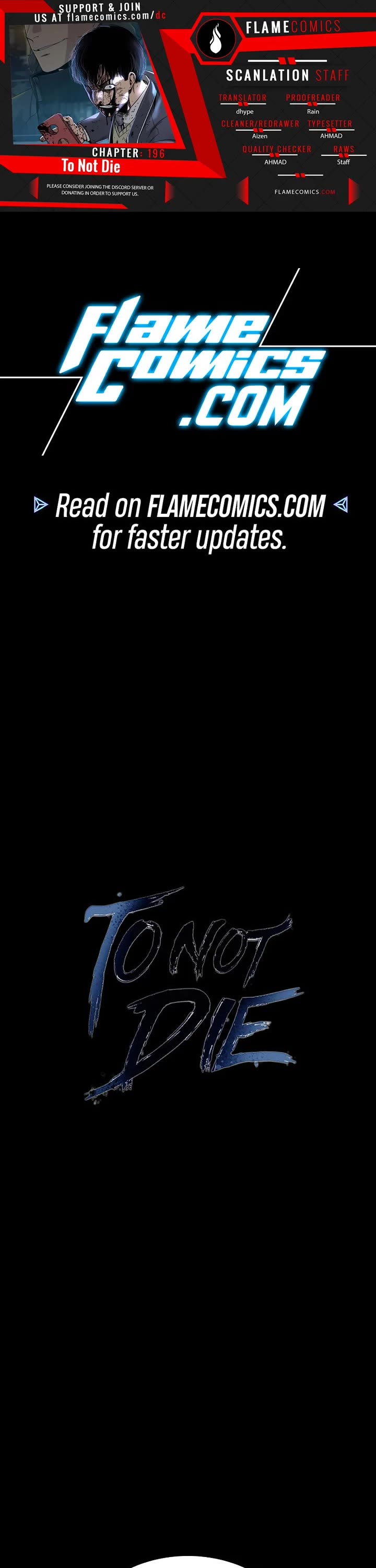 To Not Die Chapter 196 page 1 - Chapter 196