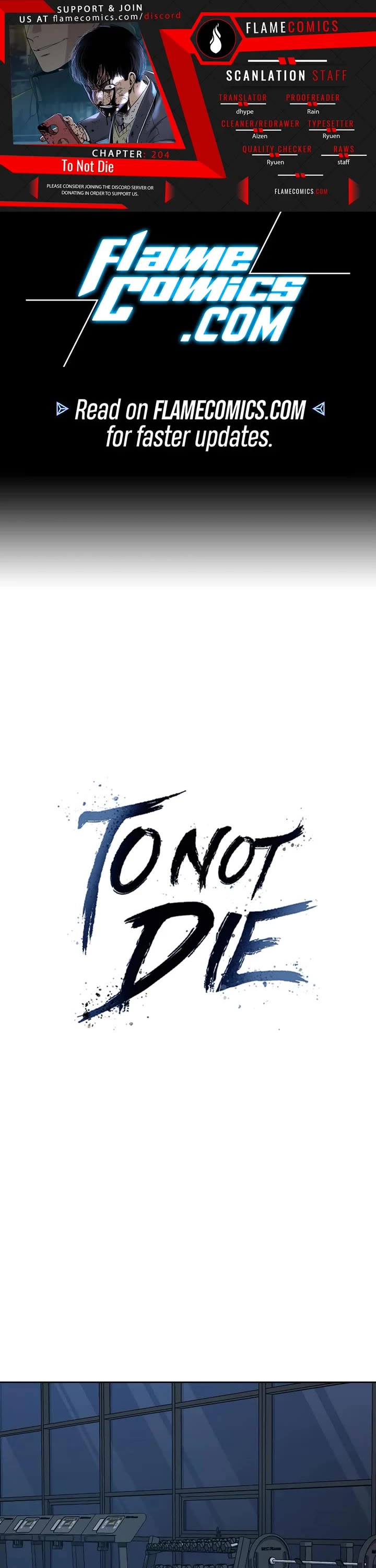 To Not Die Chapter 204 page 1 - Chapter 204