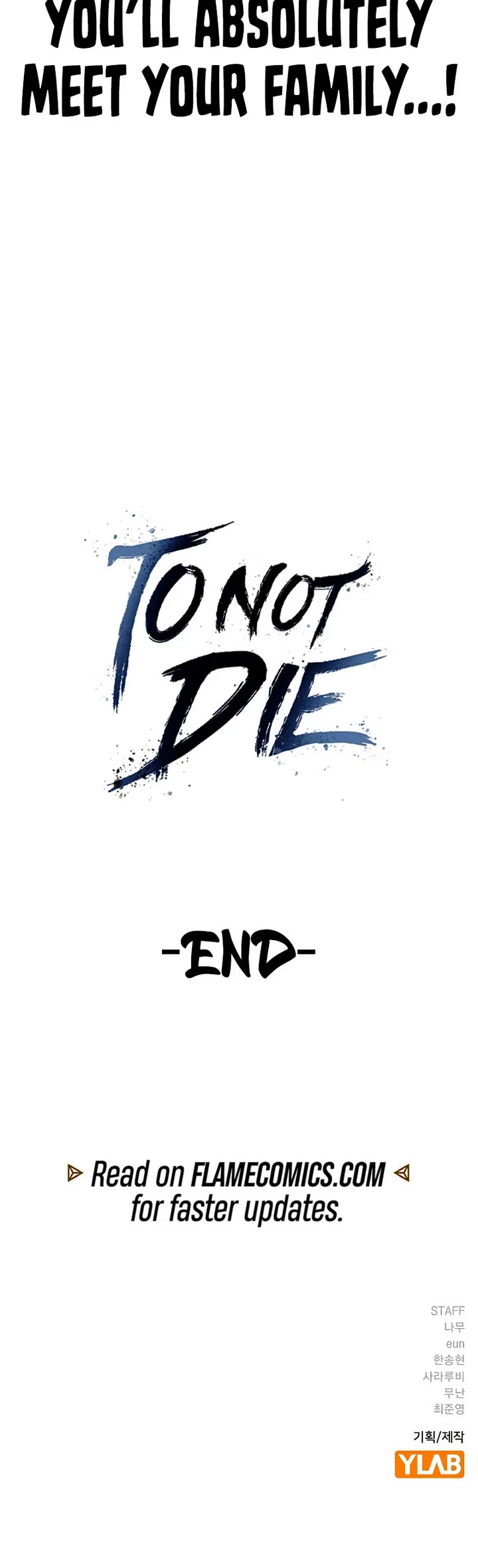To Not Die Chapter 221 page 120 - Chapter 221: End