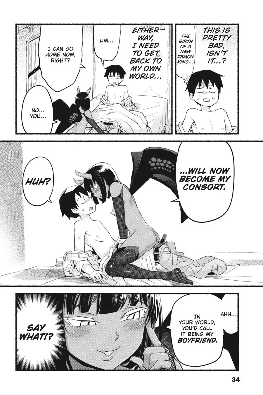 To Save the World, Can You Lie in Bed With Me, a Subhuman, in the Morning? Chapter 11 page 34 - Chapter 11