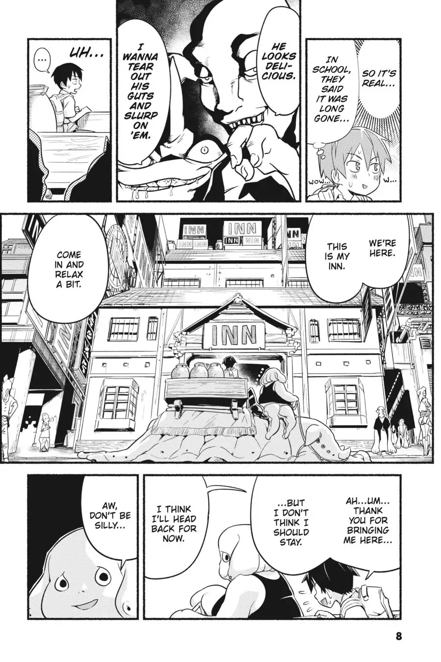 To Save the World, Can You Lie in Bed With Me, a Subhuman, in the Morning? Chapter 11 page 8 - Chapter 11
