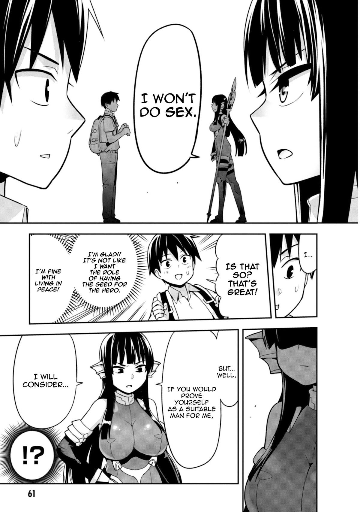 To Save the World, Can You Lie in Bed With Me, a Subhuman, in the Morning? Chapter 3 page 10 - Chapter 3