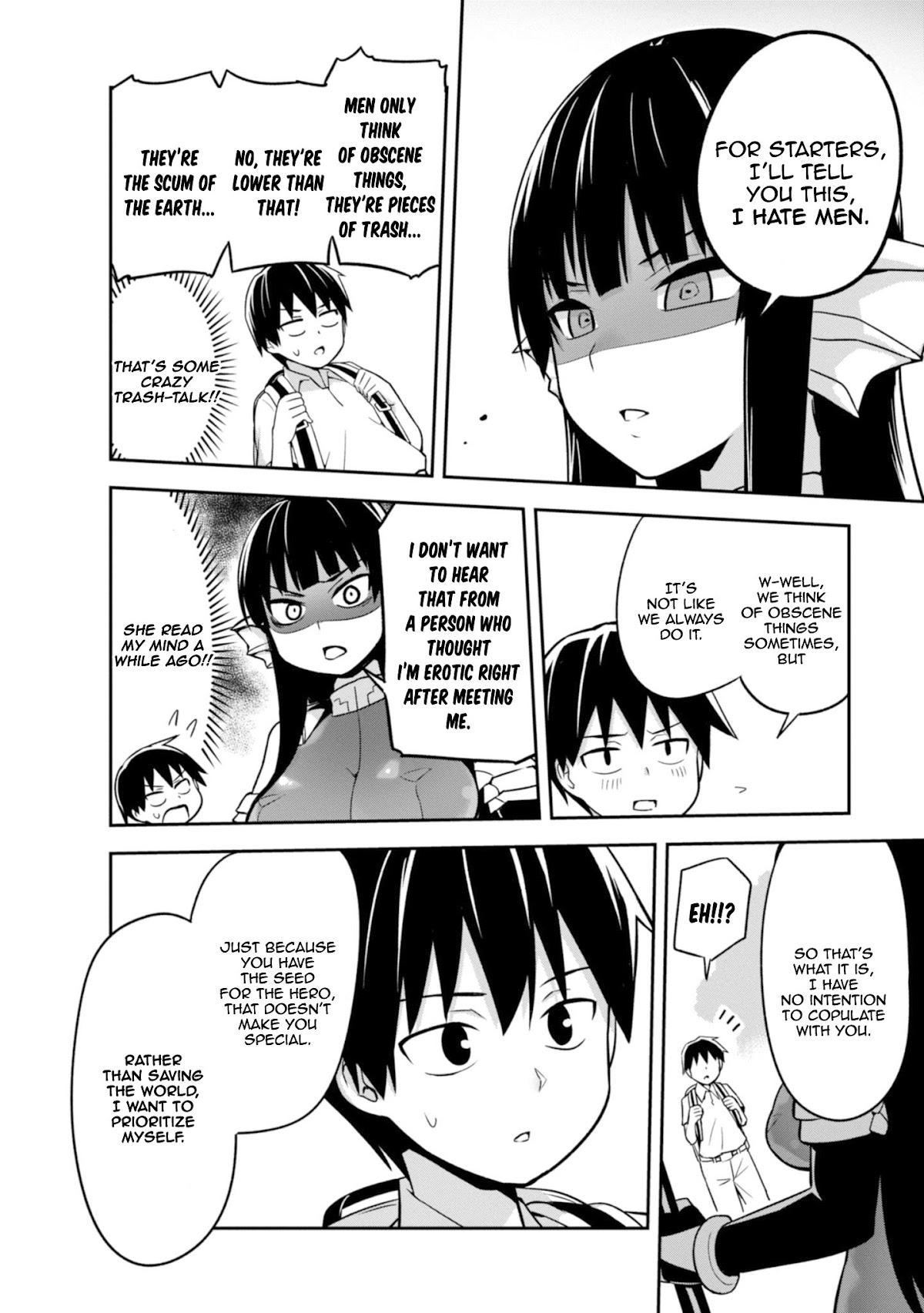 To Save the World, Can You Lie in Bed With Me, a Subhuman, in the Morning? Chapter 3 page 9 - Chapter 3