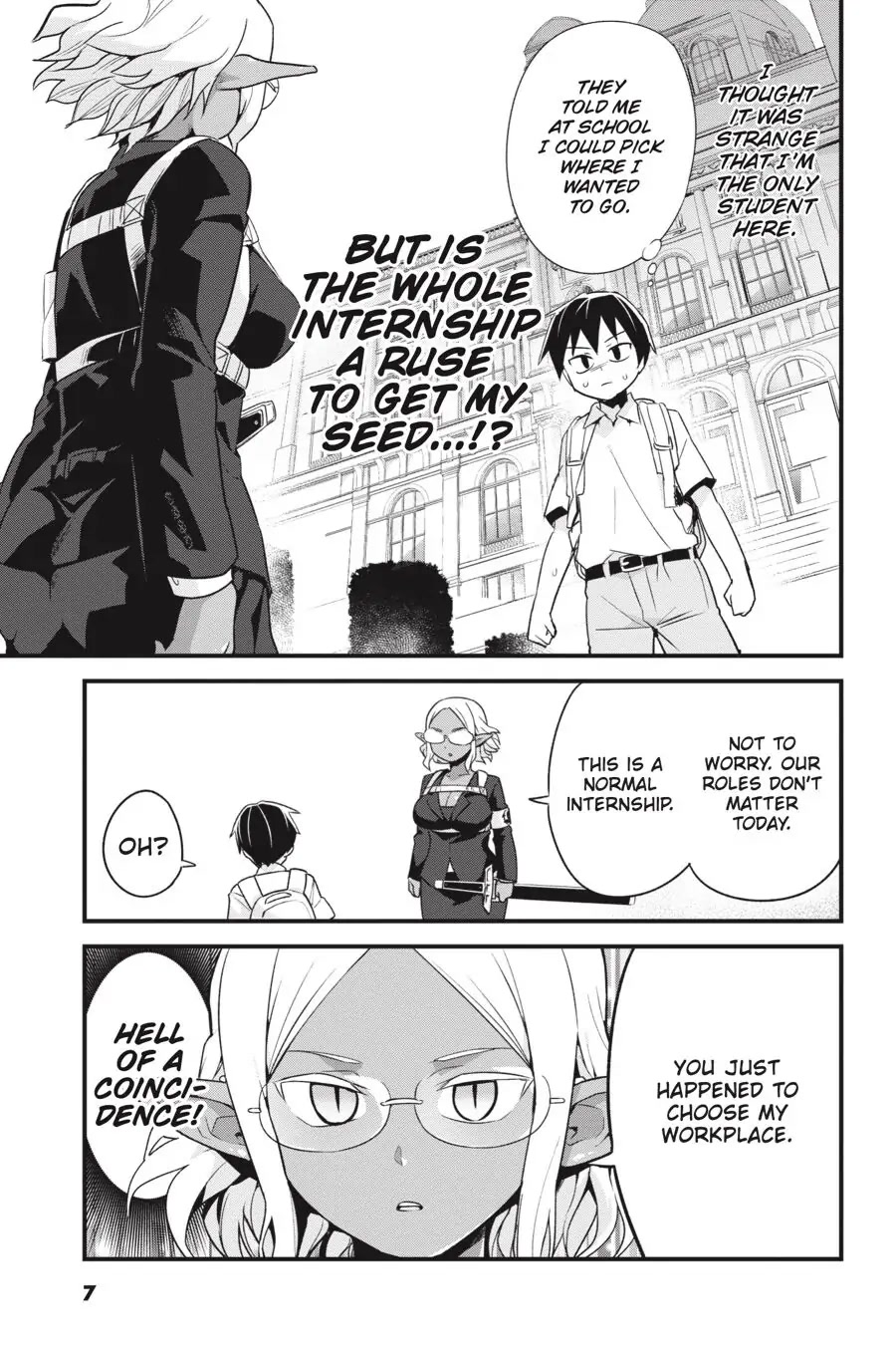 To Save the World, Can You Lie in Bed With Me, a Subhuman, in the Morning? Chapter 7 page 8 - Chapter 7