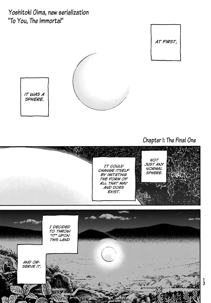 To You, The Immortal Chapter 1 page 8 - Chapter 1: The Final One