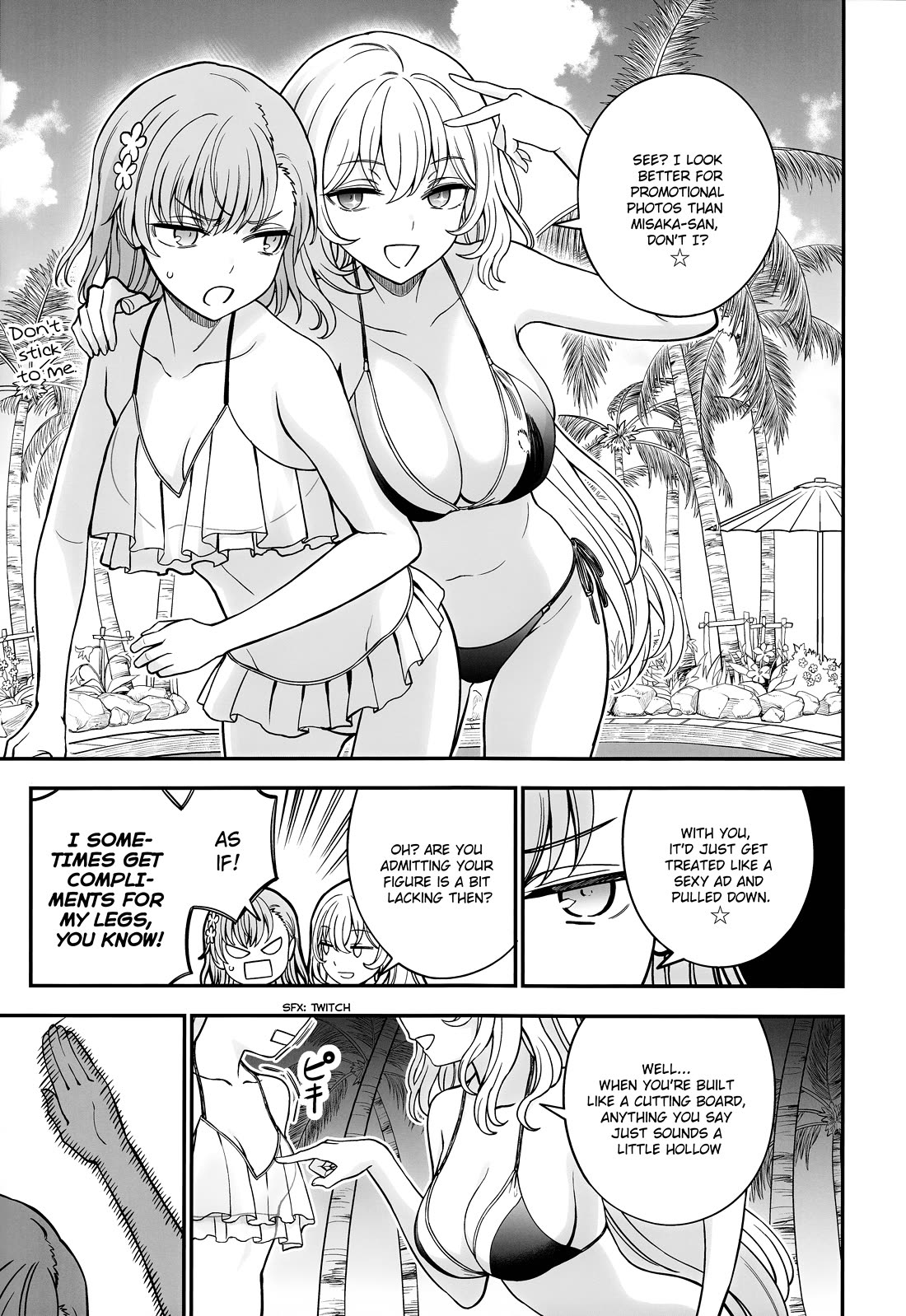 Toaru Kagaku no Mental Out Chapter 34.6 page 5 - Chapter 34.6: Special - Dengeki Swimsuit Resort