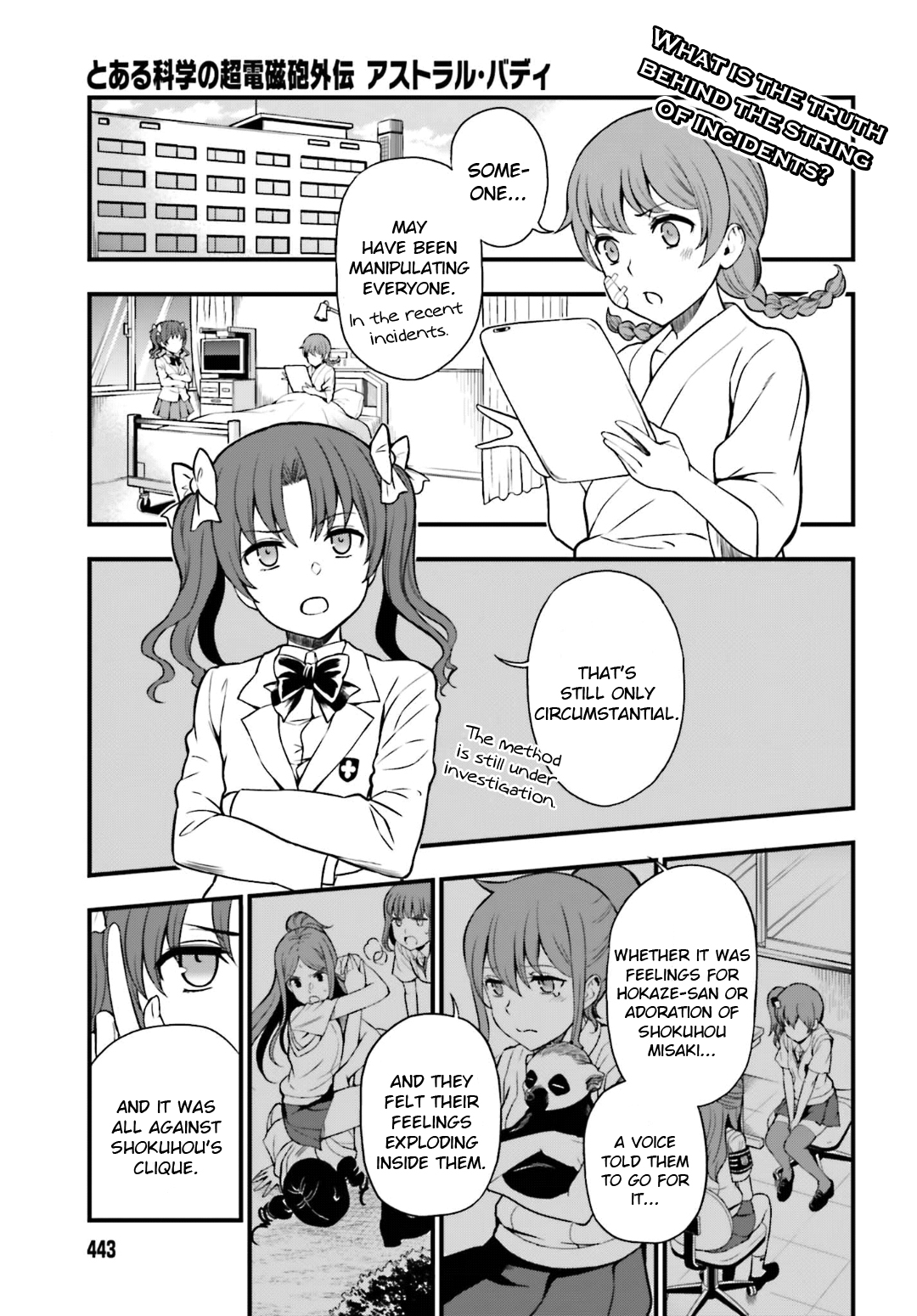 Toaru Kagaku no Railgun Gaiden: Astral Buddy Chapter 18 page 1 - Chapter 18