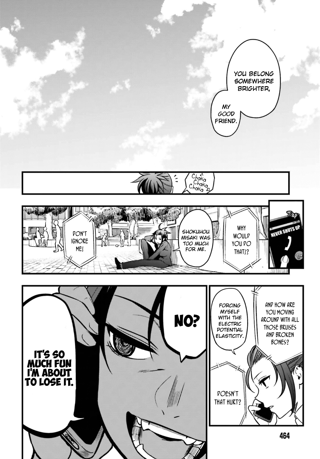 Toaru Kagaku no Railgun Gaiden: Astral Buddy Chapter 18 page 22 - Chapter 18