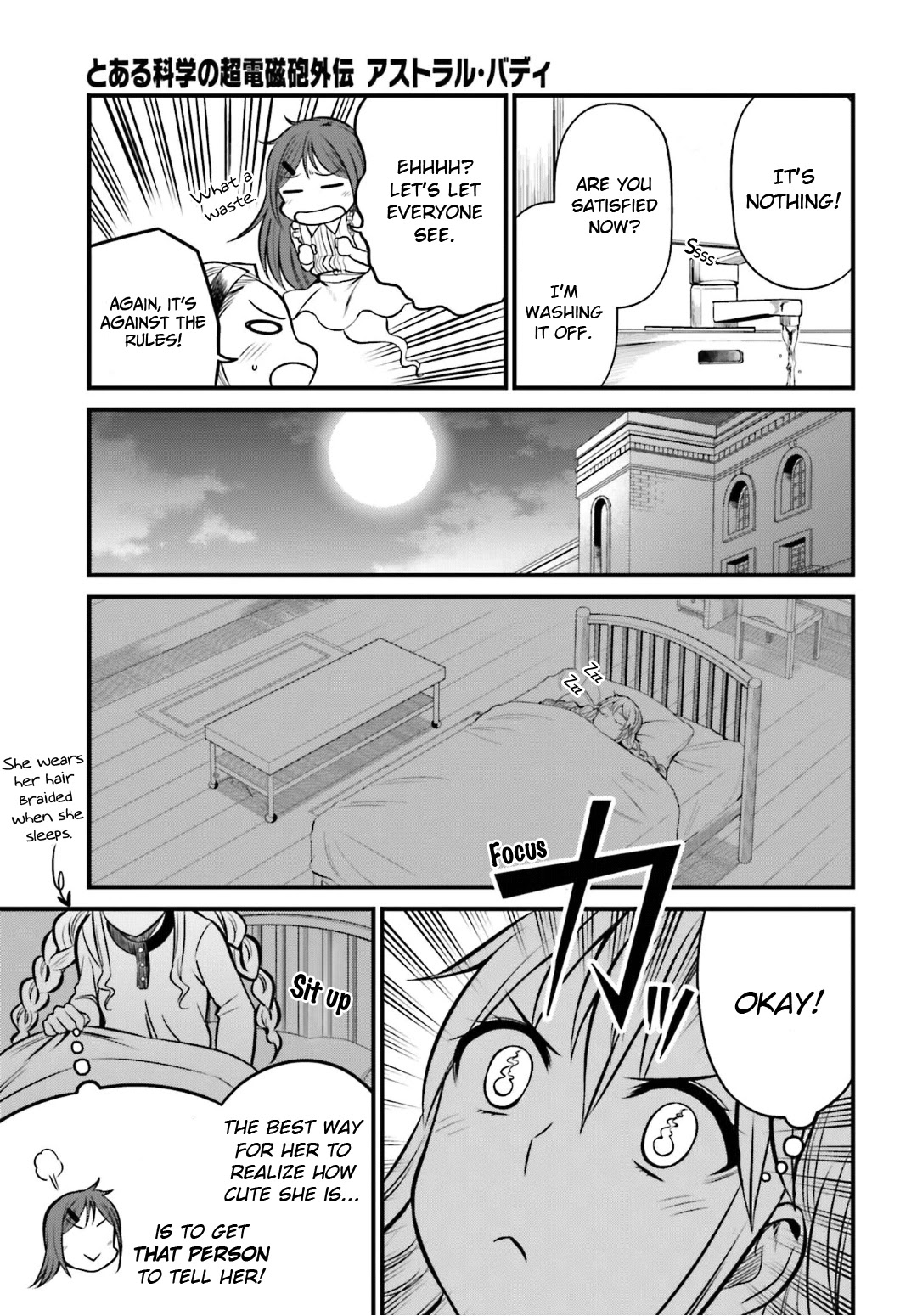 Toaru Kagaku no Railgun Gaiden: Astral Buddy Chapter 5.5 page 9 - Chapter 5.5