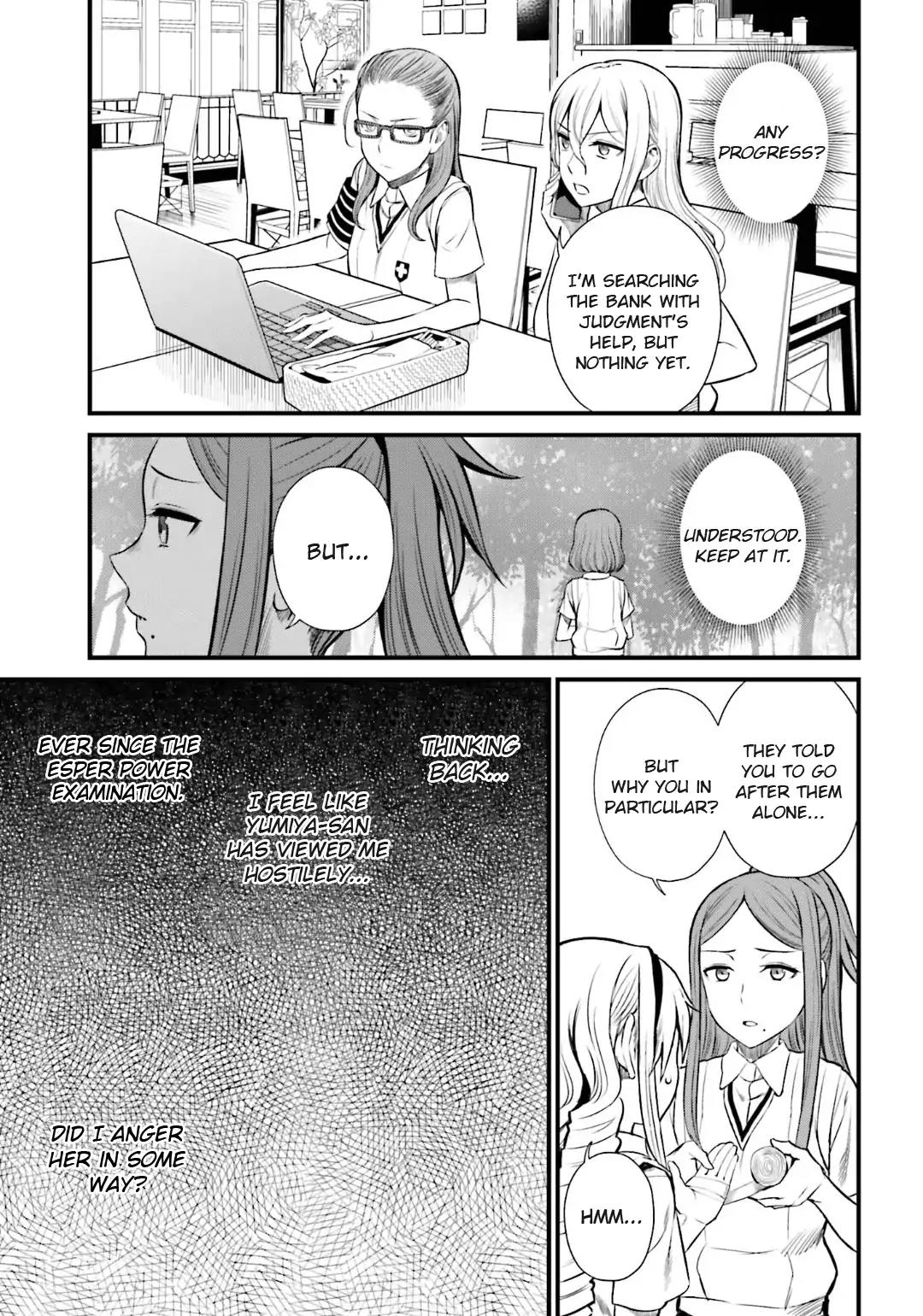 Toaru Kagaku no Railgun Gaiden: Astral Buddy Chapter 9 page 11 - Chapter 9