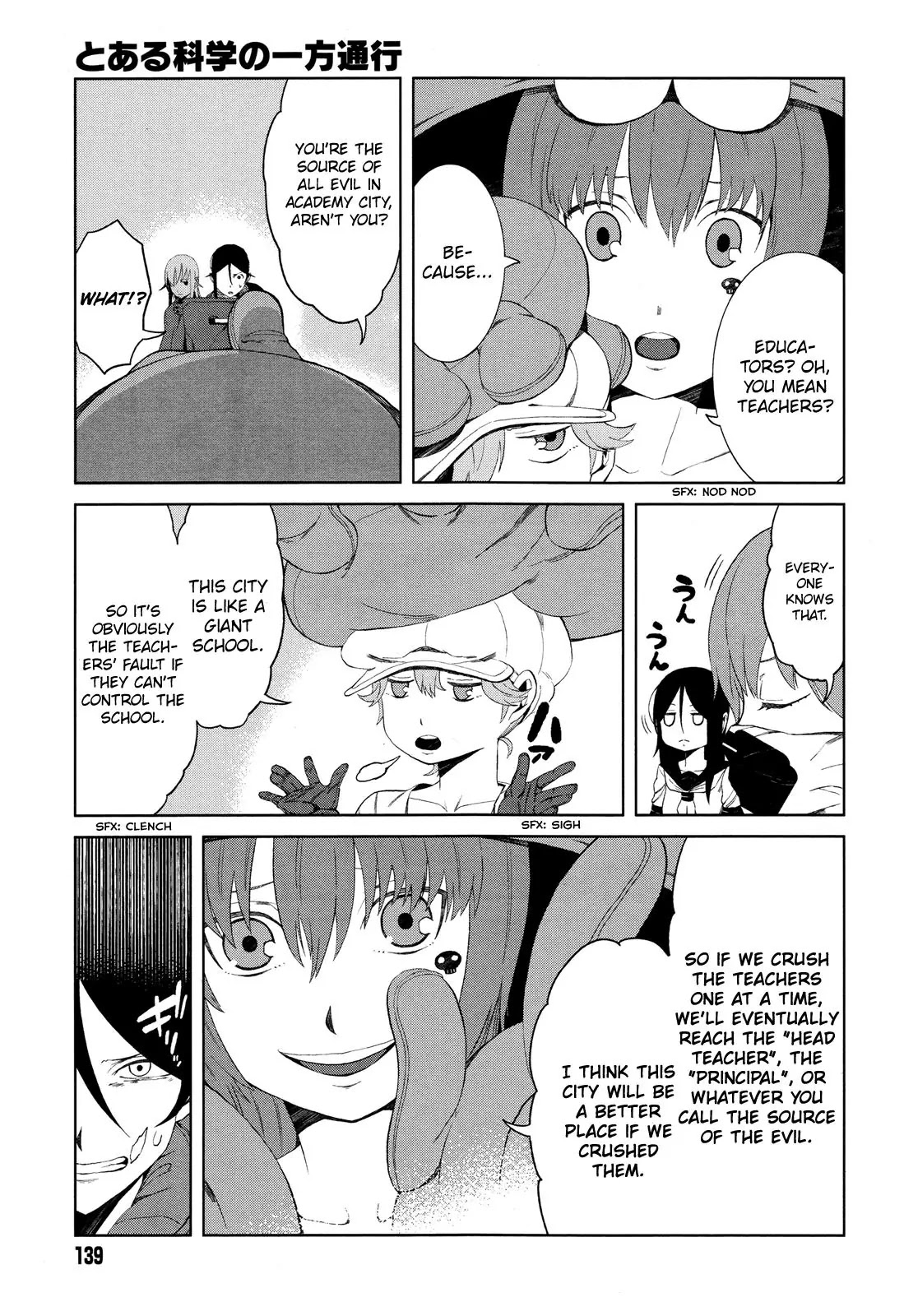 Toaru Majutsu no Kinsho Mokuroku Gaiden - To Aru Kagaku no Ippou Tsuukou Chapter 13 page 7 - Chapter 13