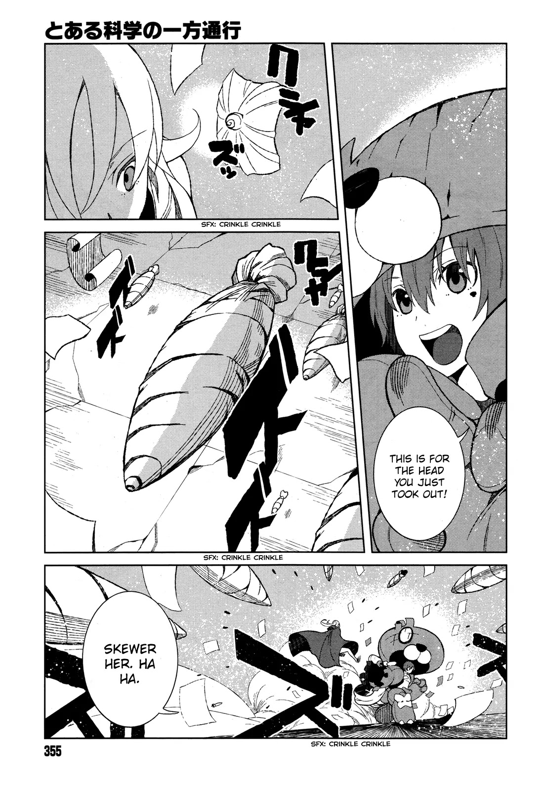 Toaru Majutsu no Kinsho Mokuroku Gaiden - To Aru Kagaku no Ippou Tsuukou Chapter 14 page 11 - Chapter 14