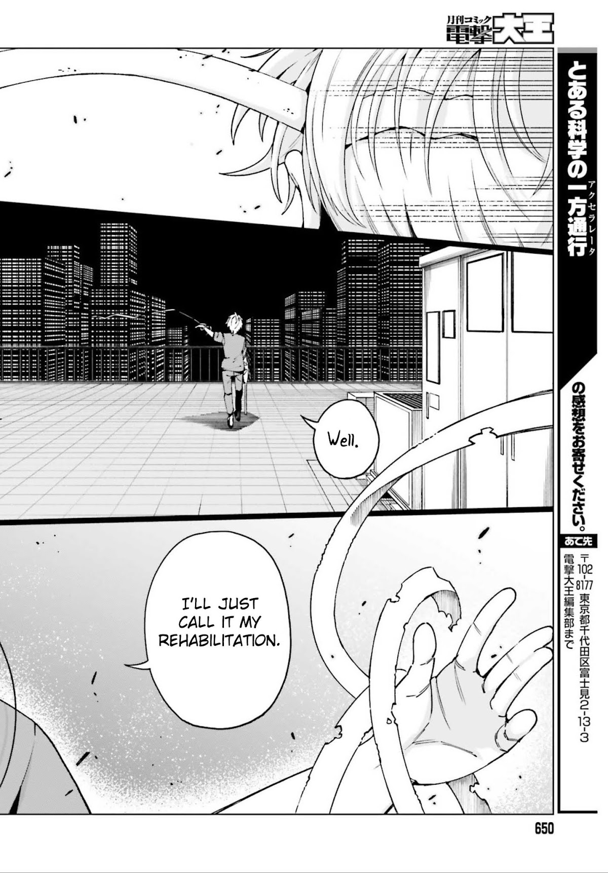 Toaru Majutsu no Kinsho Mokuroku Gaiden - To Aru Kagaku no Ippou Tsuukou Chapter 50 page 28 - Chapter 50