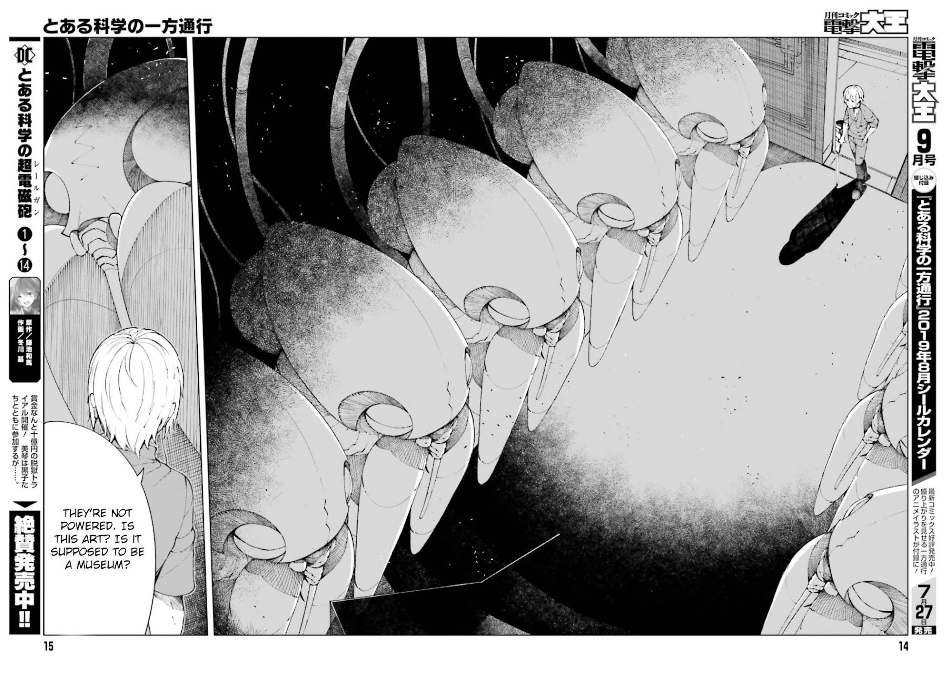 Toaru Majutsu no Kinsho Mokuroku Gaiden - To Aru Kagaku no Ippou Tsuukou Chapter 54 page 9 - Chapter 54
