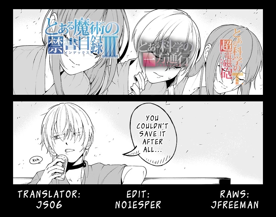 Toaru Majutsu no Kinsho Mokuroku Gaiden - To Aru Kagaku no Ippou Tsuukou Chapter 62 page 32 - Chapter 62