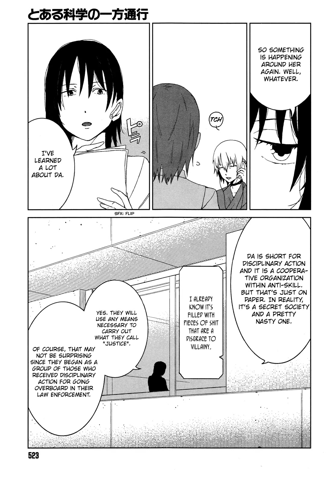 Toaru Majutsu no Kinsho Mokuroku Gaiden - To Aru Kagaku no Ippou Tsuukou Chapter 7 page 19 - Chapter 7