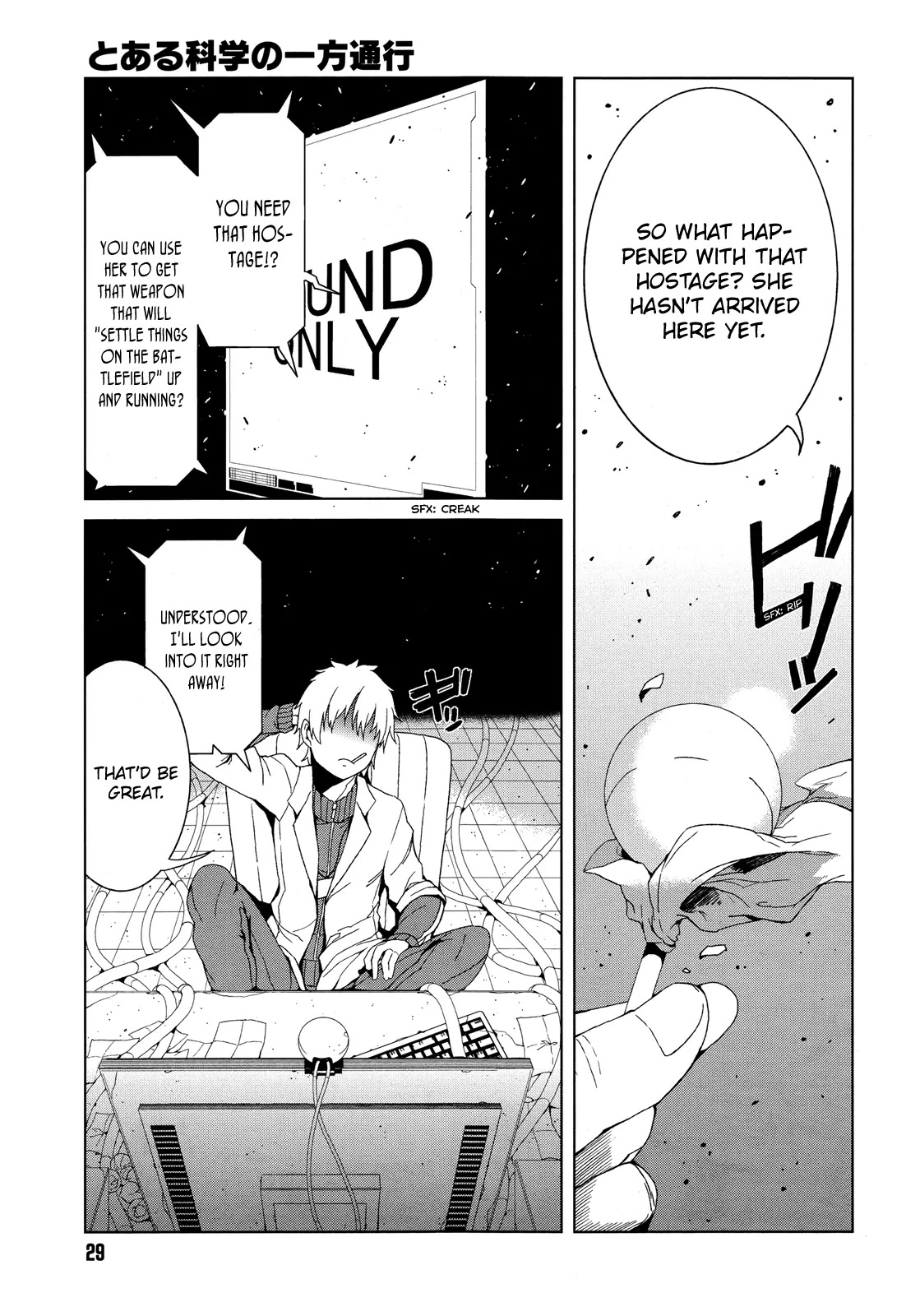 Toaru Majutsu no Kinsho Mokuroku Gaiden - To Aru Kagaku no Ippou Tsuukou Chapter 8 page 5 - Chapter 8