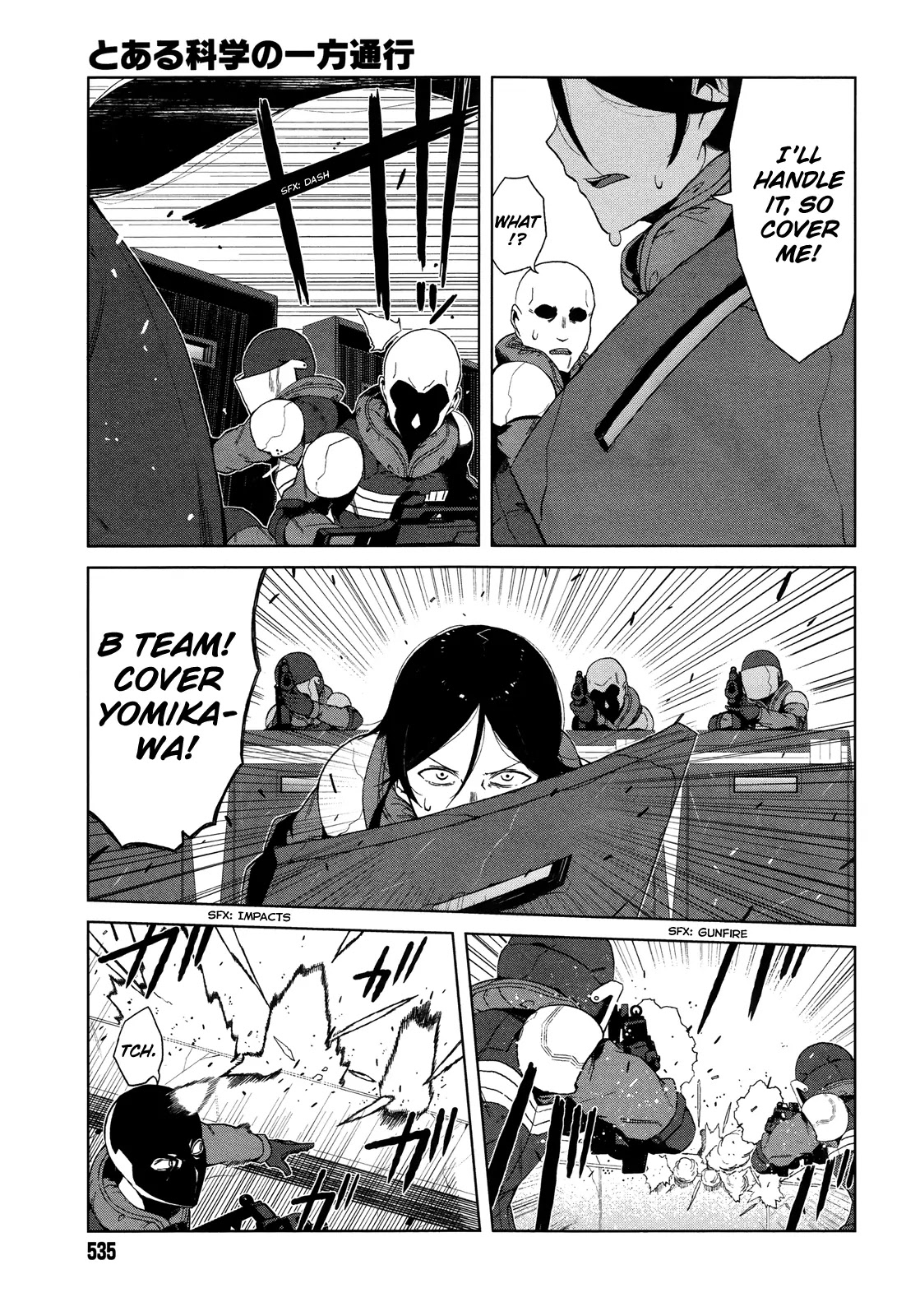 Toaru Majutsu no Kinsho Mokuroku Gaiden - To Aru Kagaku no Ippou Tsuukou Chapter 9 page 6 - Chapter 9