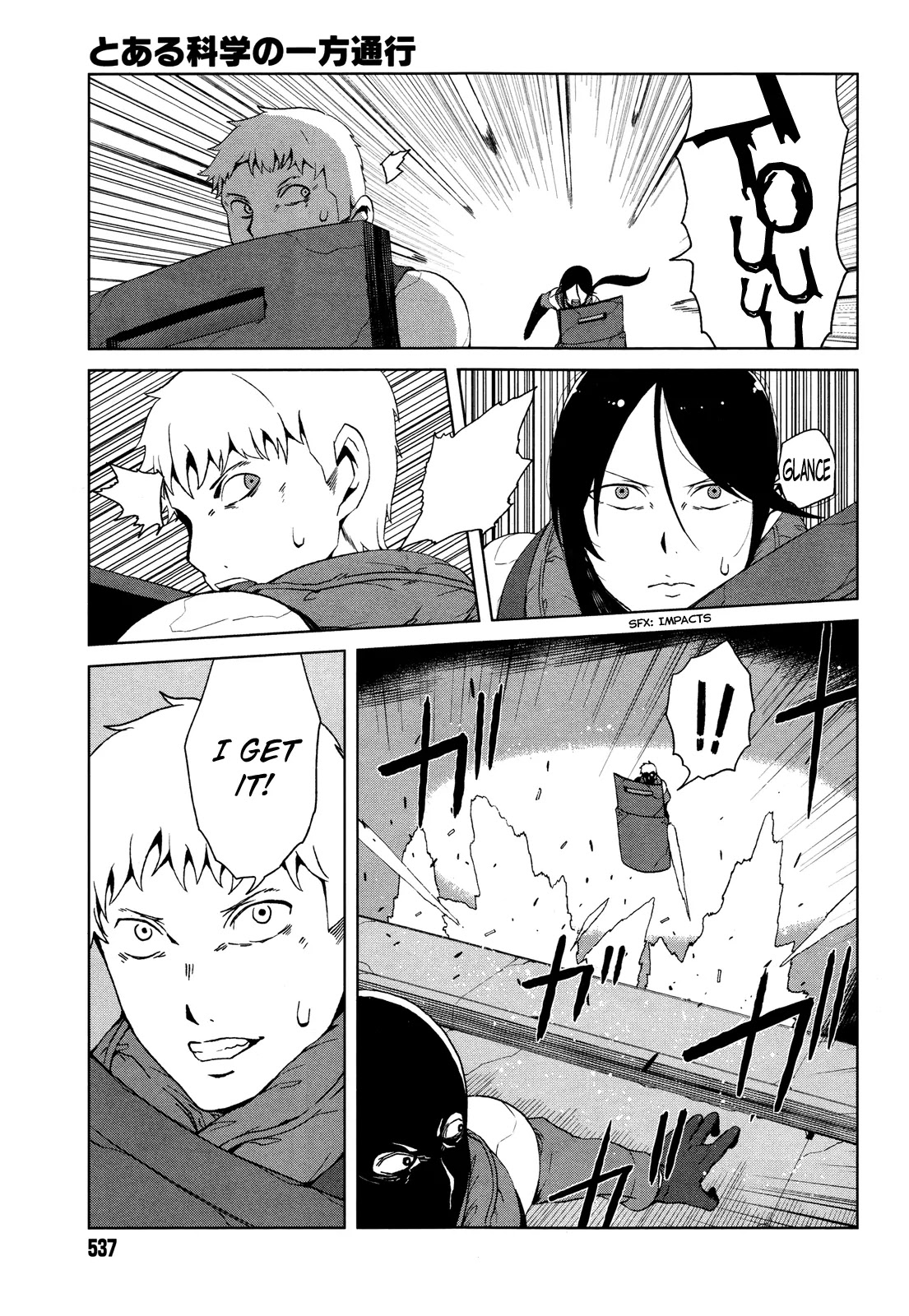 Toaru Majutsu no Kinsho Mokuroku Gaiden - To Aru Kagaku no Ippou Tsuukou Chapter 9 page 8 - Chapter 9