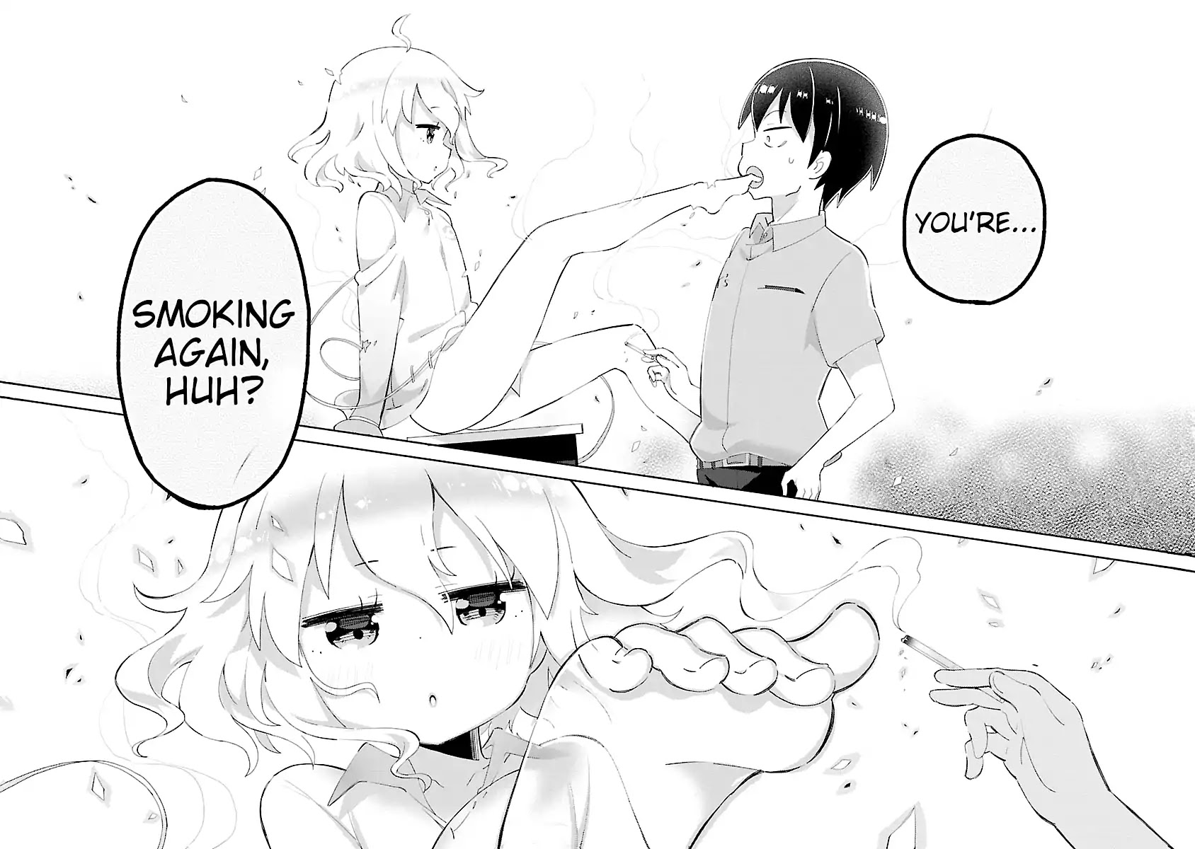 Tobacco-chan Chapter 1 page 4 - Chapter 1: First Cigarette: Asano-kun Can't Stop
