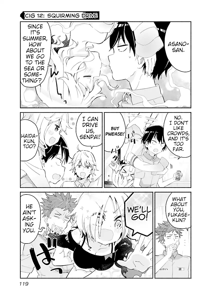 Tobacco-chan Chapter 12 page 1 - Chapter 12: Twelfth Cigarette: Squirming Drive