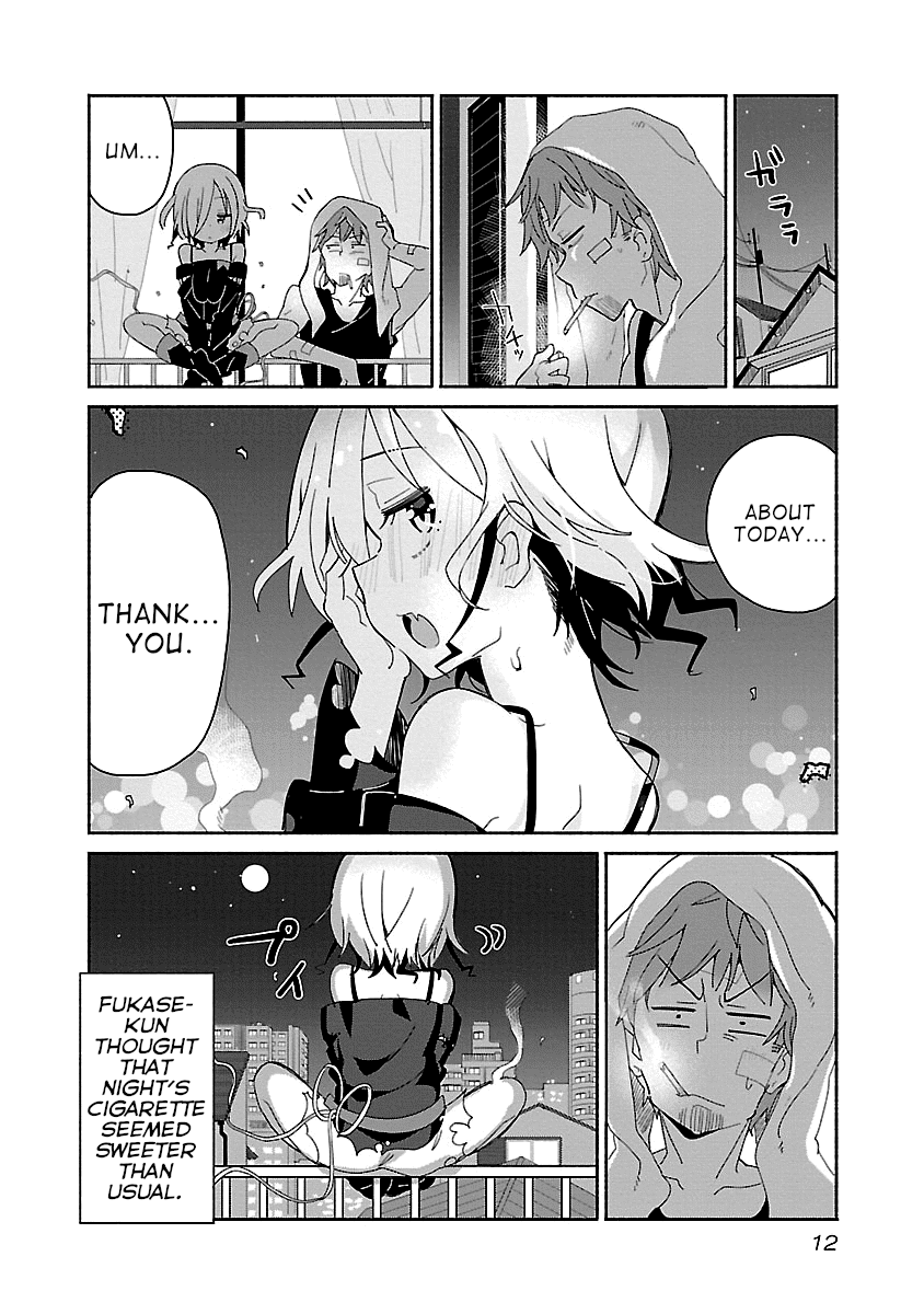 Tobacco-chan Chapter 15 page 12 - Chapter 15: 15th Cigarette: Menko-chan's Close Call?