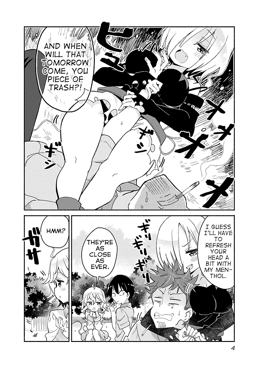 Tobacco-chan Chapter 15 page 4 - Chapter 15: 15th Cigarette: Menko-chan's Close Call?