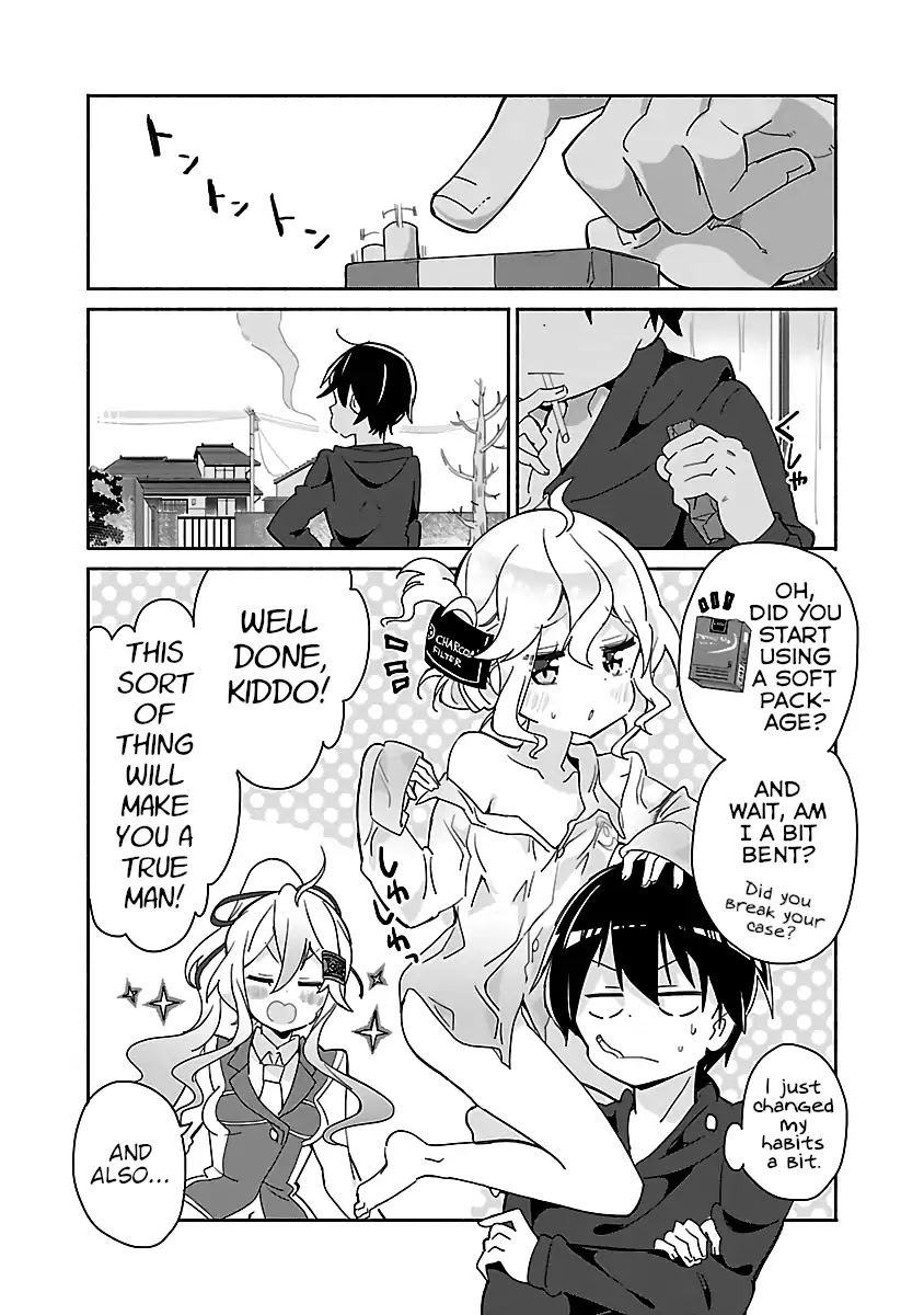 Tobacco-chan Chapter 18 page 9 - Chapter 18: 18th Cigarette: The Working Man and Highlight