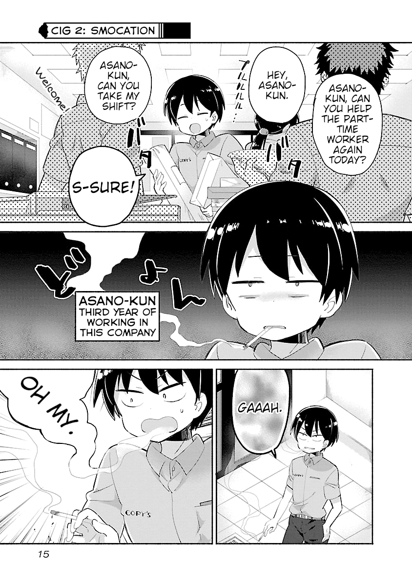 Tobacco-chan Chapter 2 page 1 - Chapter 2: Second Cigarette: Smocation