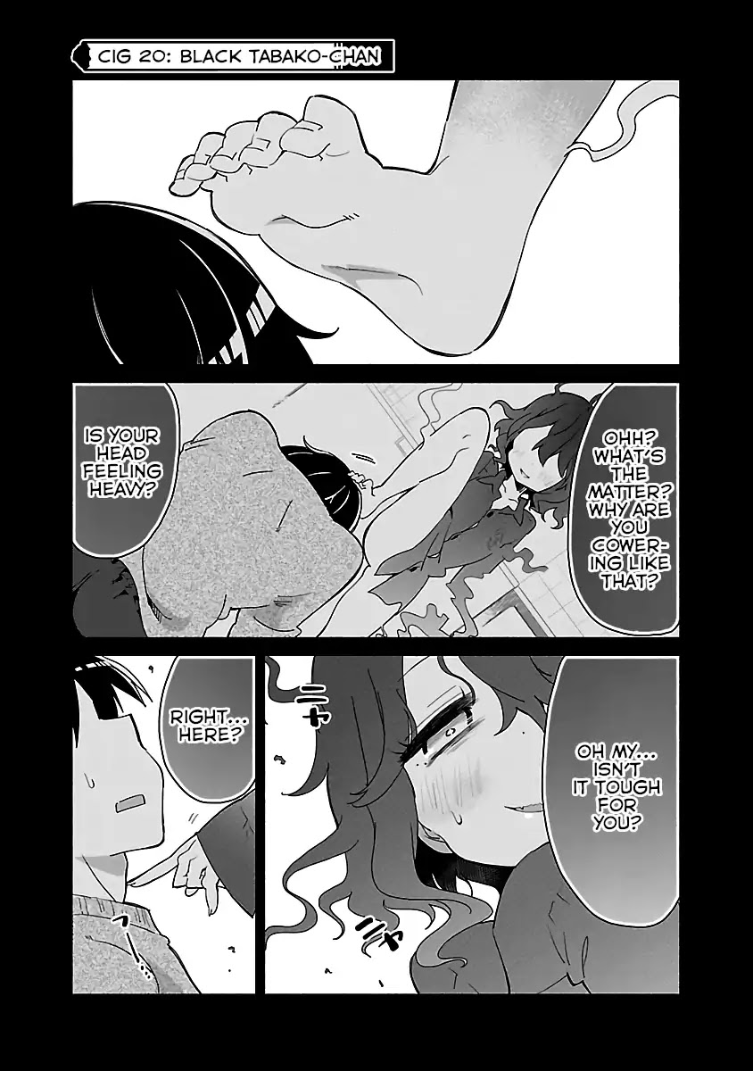 Tobacco-chan Chapter 20 page 1 - Chapter 20: 20th Cigarette: Black Tabako-Chan