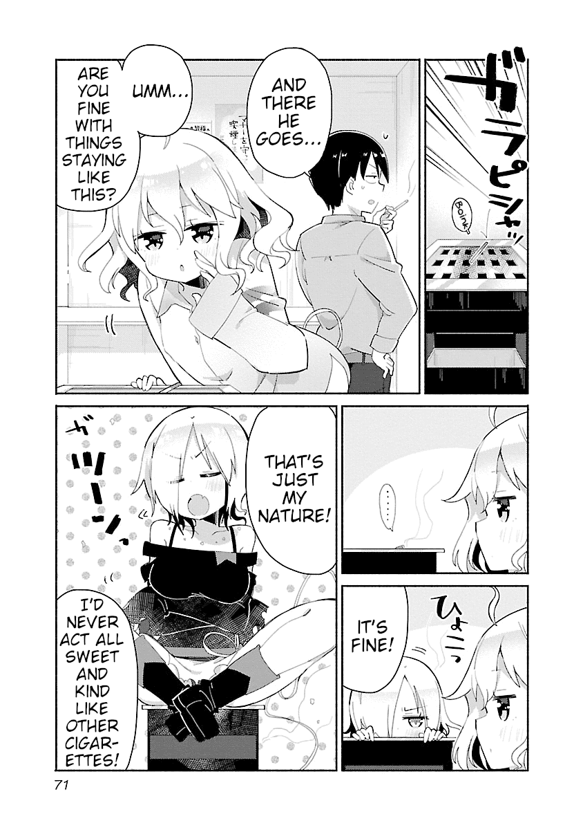 Tobacco-chan Chapter 7 page 7 - Chapter 7: Seventh Cigarette: Fukase-kun and Menko-chan